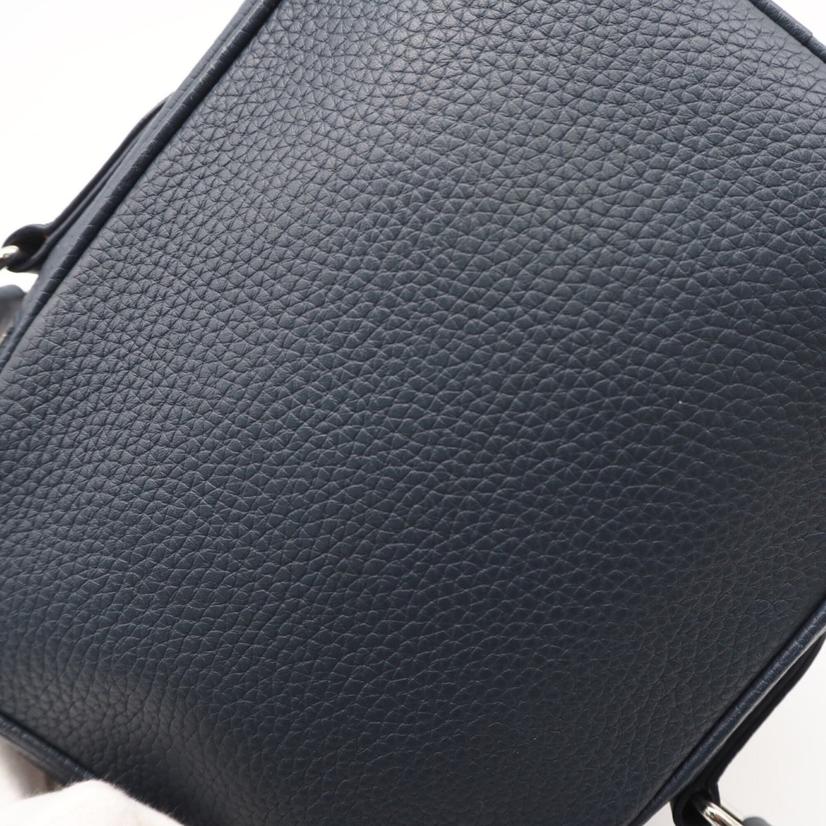 Louis Vuitton Navy Leather Shoulder Bag (Pre-Owned)