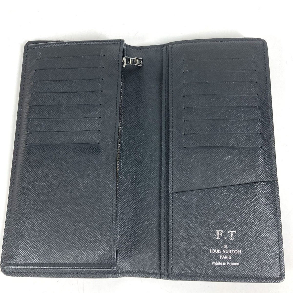 Louis Vuitton Black Galle Monogram Eclipse Monogram Eclipse Long Wallet (Bi-Fold) (Pre-Owned)