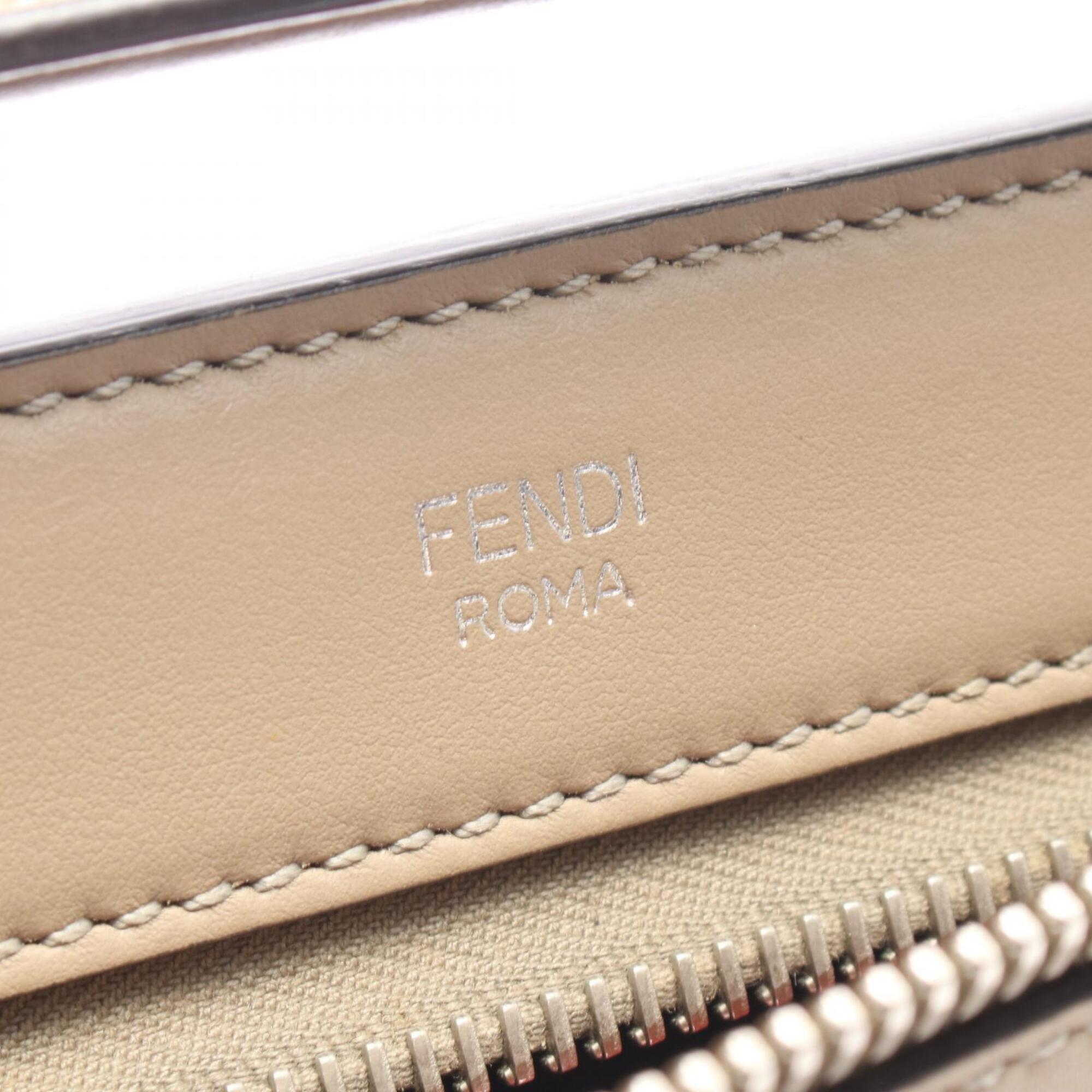 Fendi Beige Leather Handbag (Pre-Owned)
