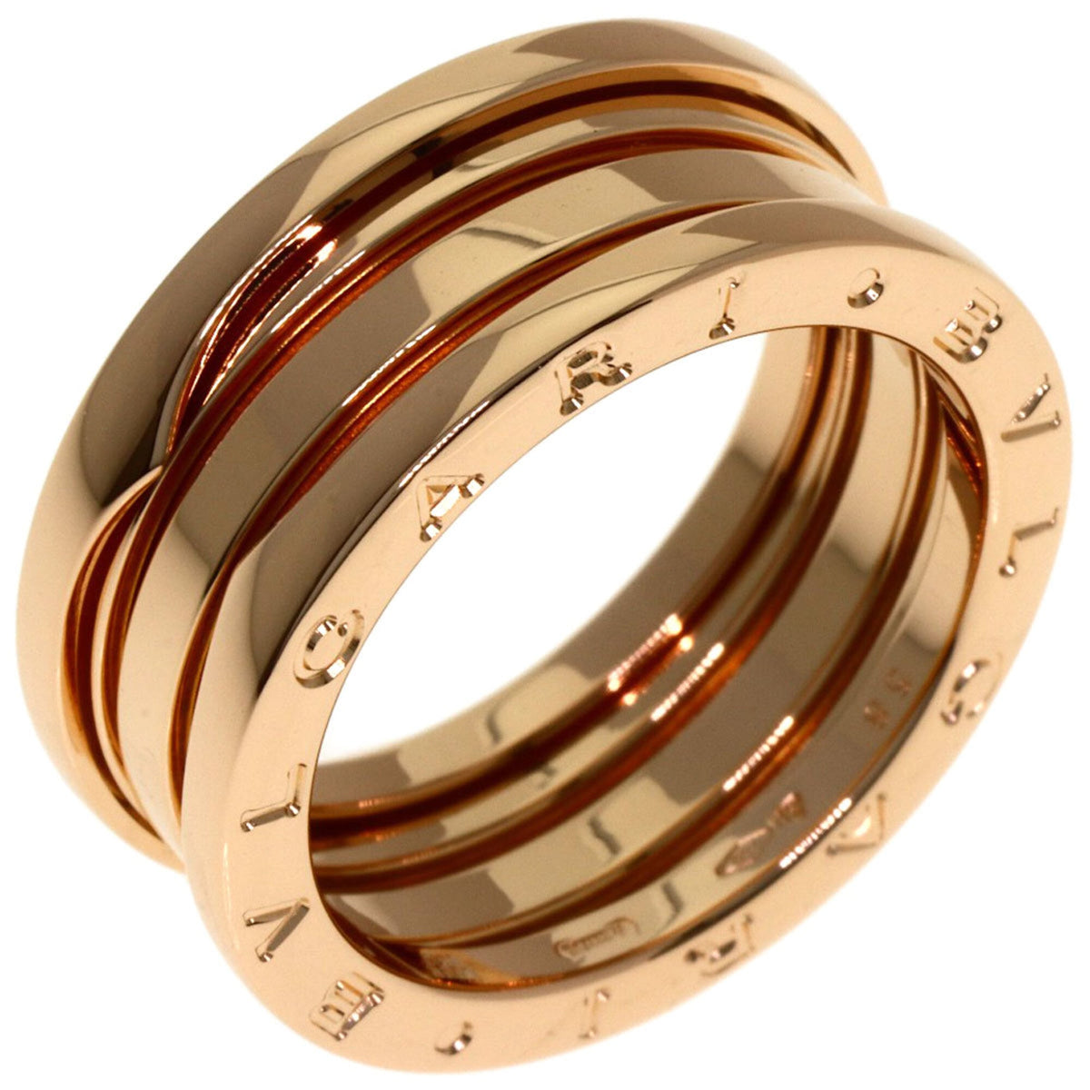 Bvlgari Pink Gold Pink Gold (18K) Band Ring (Pre-Owned)