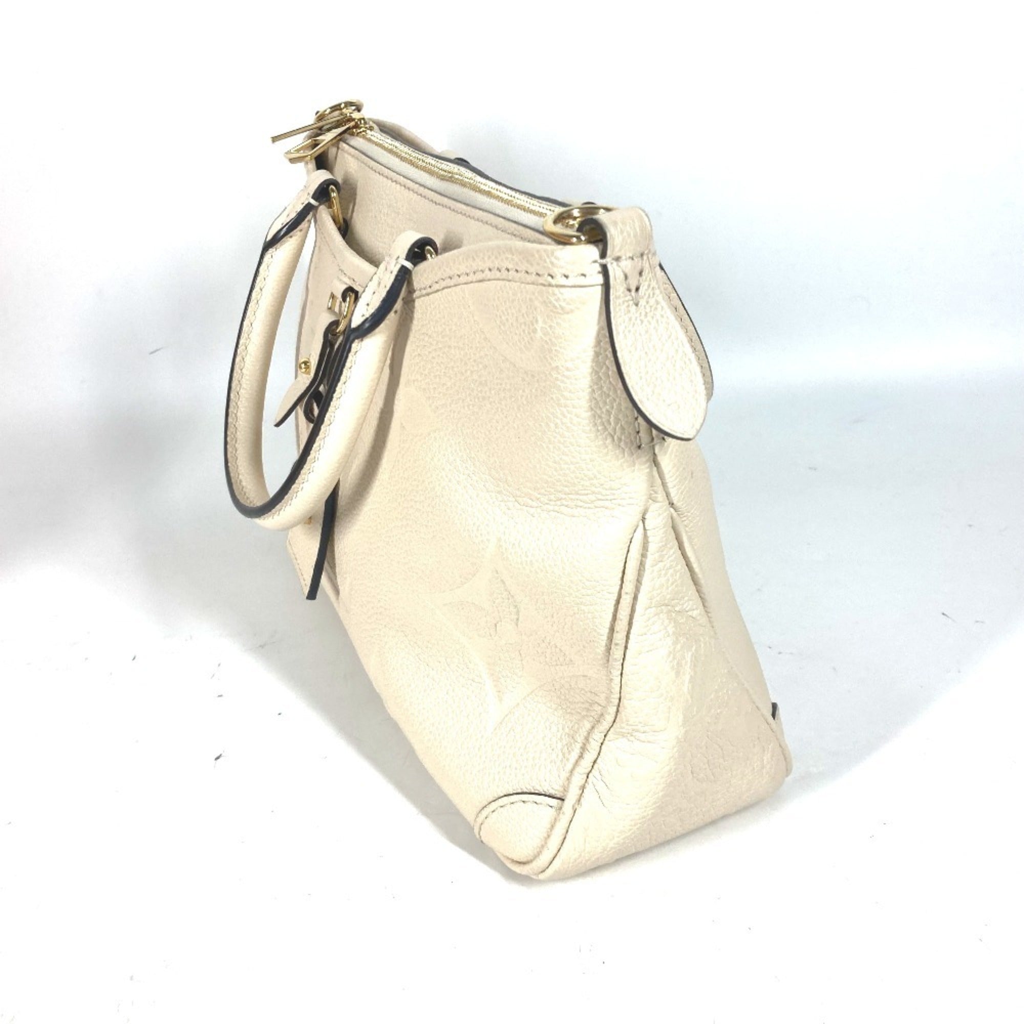 Louis Vuitton White Monogram Empreinte Handbag Shoulder Bag Tote Bag (Pre-Owned)