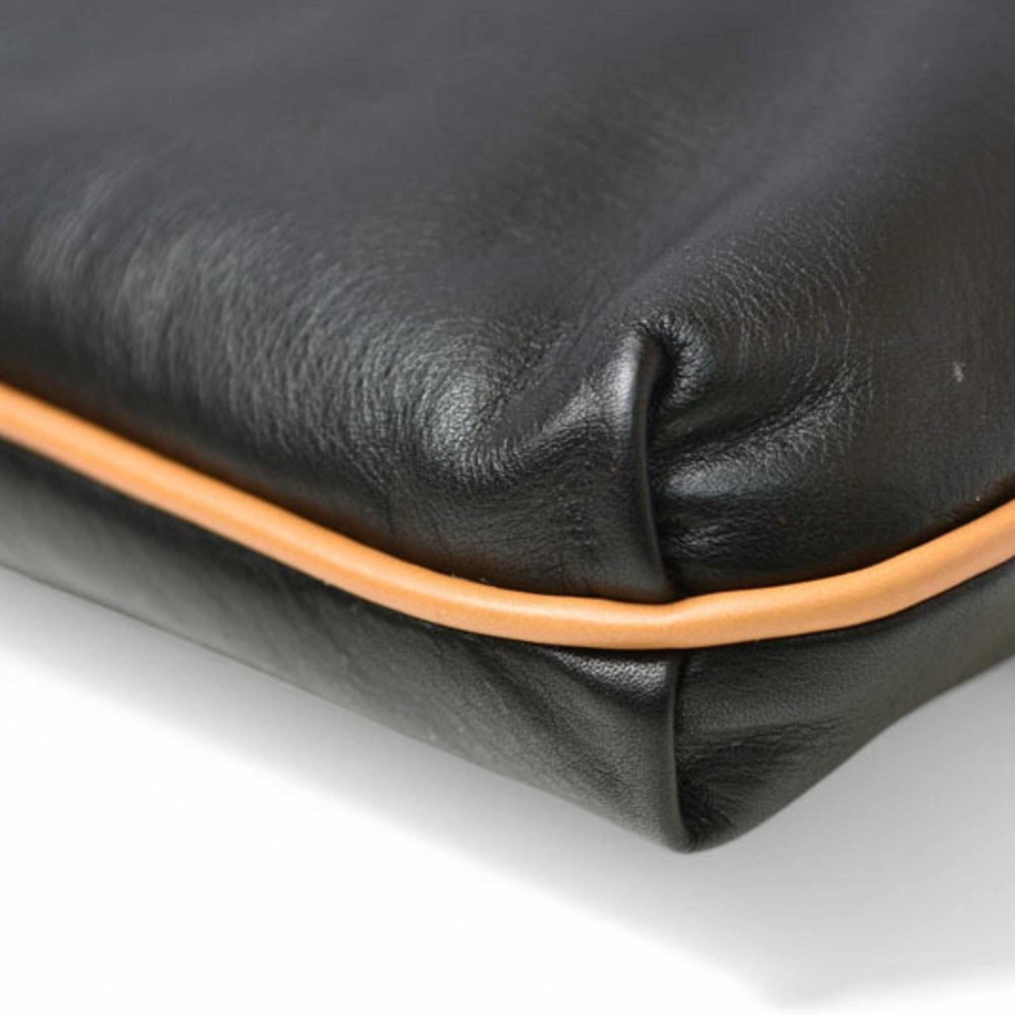 Celine Black Leather Clutch Bag Pouch (Pre-Owned)