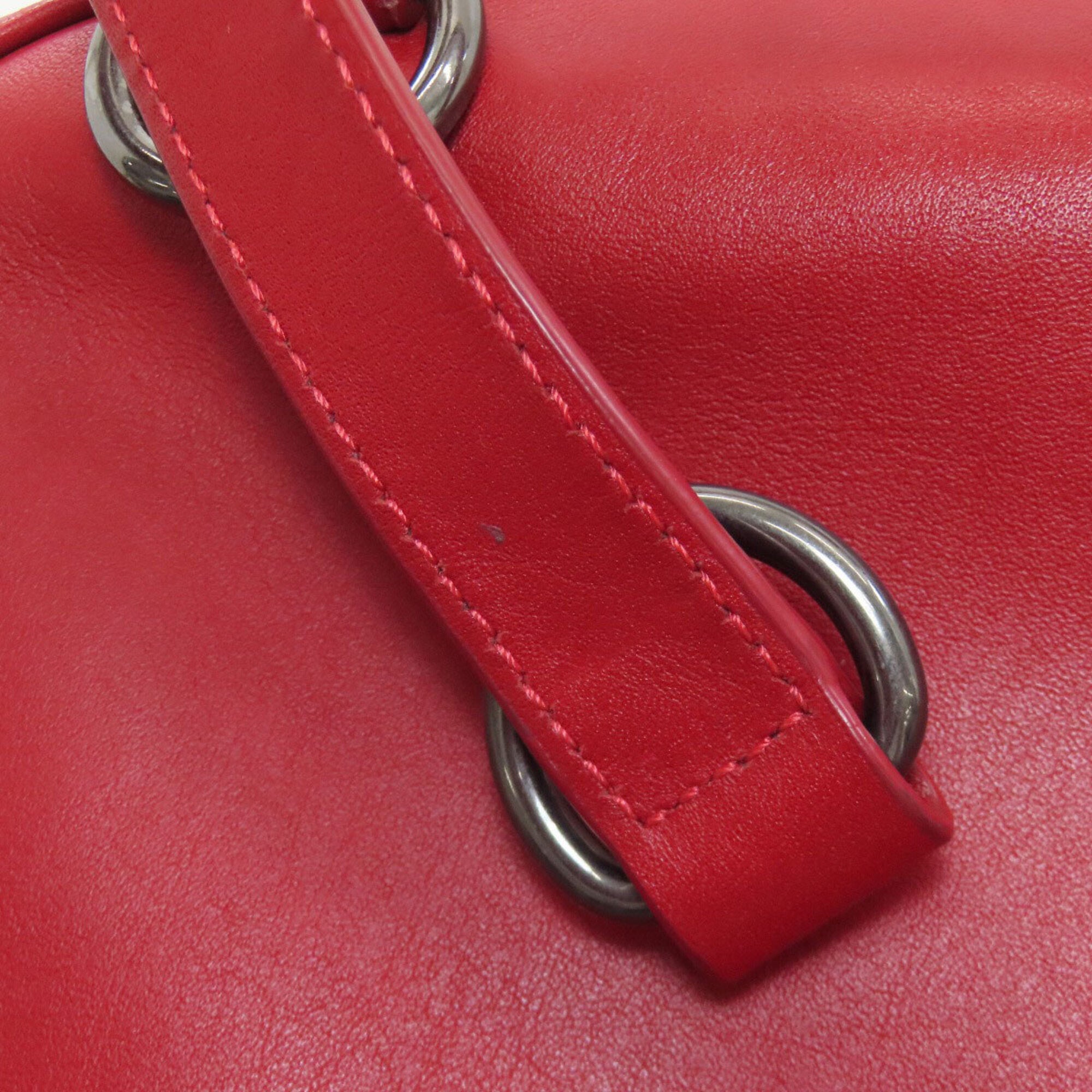 Coach Red Color Leather (Pre-Owned)