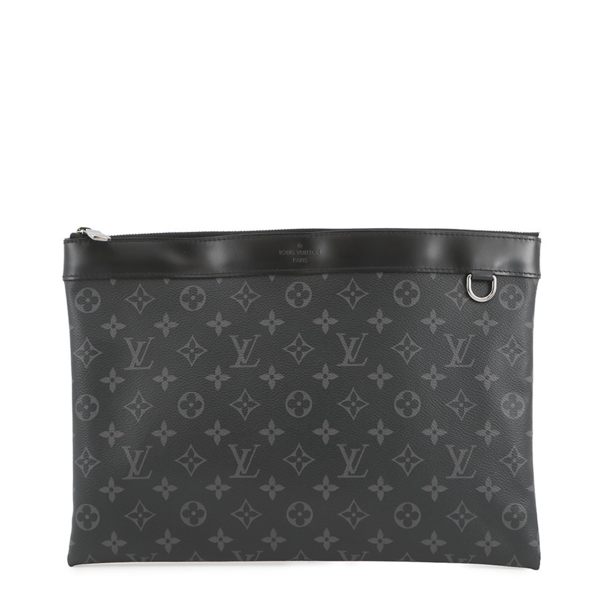 Louis Vuitton Noir Monogram Eclipse Clutch Bag Pochette (Pre-Owned)