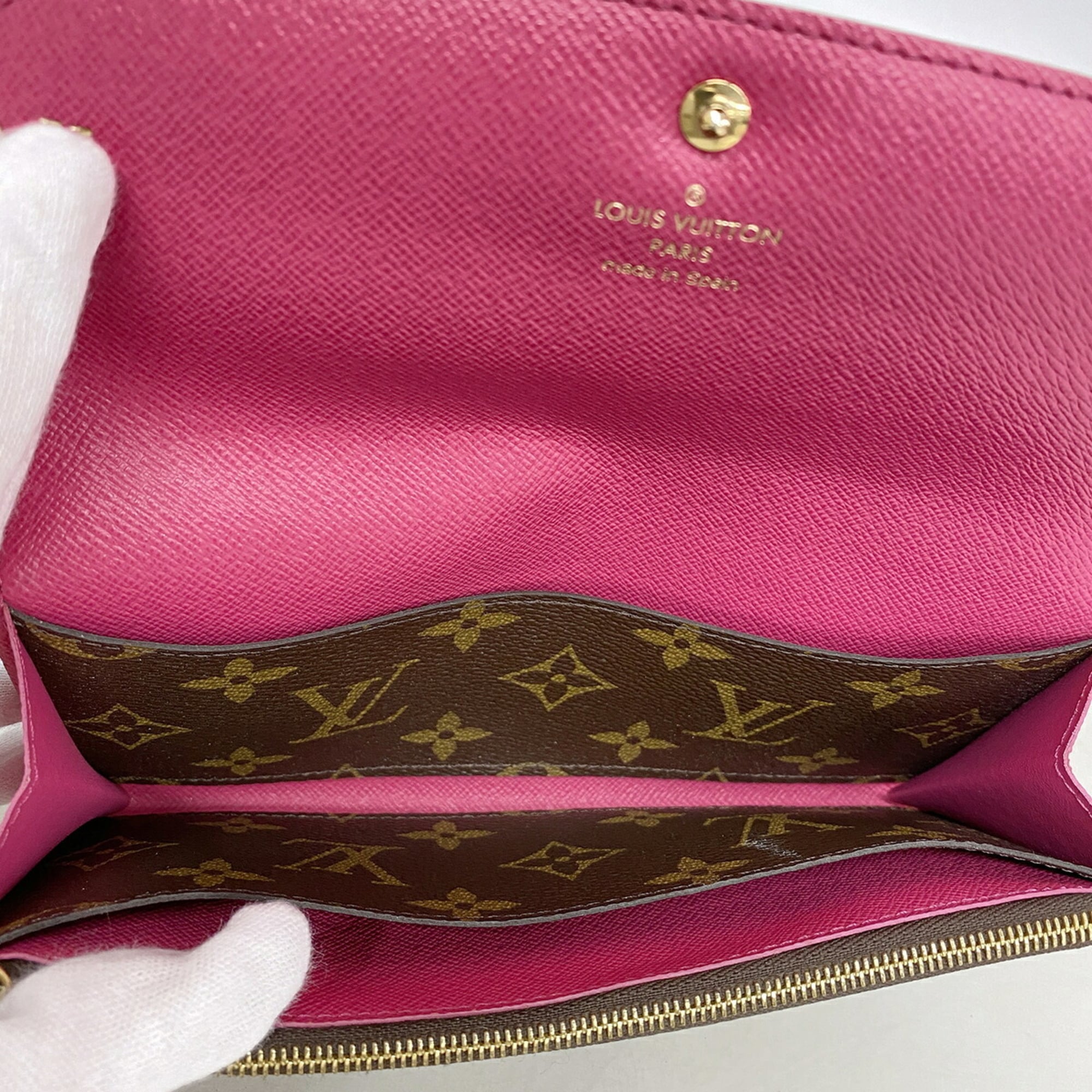 Louis Vuitton Brown Rose Ballerine Long Wallet (Bi-Fold) (Pre-Owned)