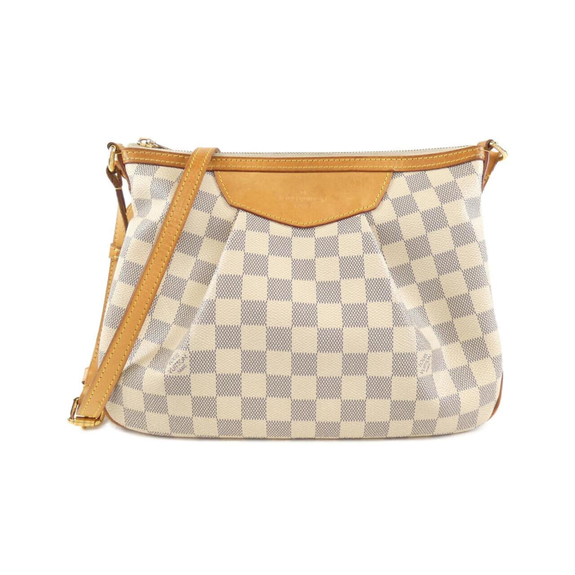 Louis Vuitton Damier Azur Azur Coated Canvas Shoulder Bag (Pre-Owned)