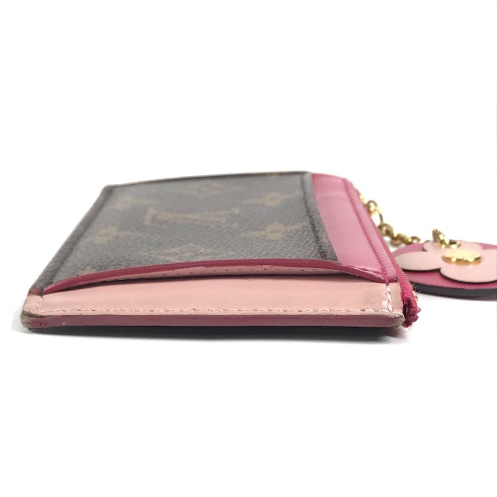 Louis Vuitton Brown Monogram Pink Monogram Coin Purse/Coin Case (Pre-Owned)
