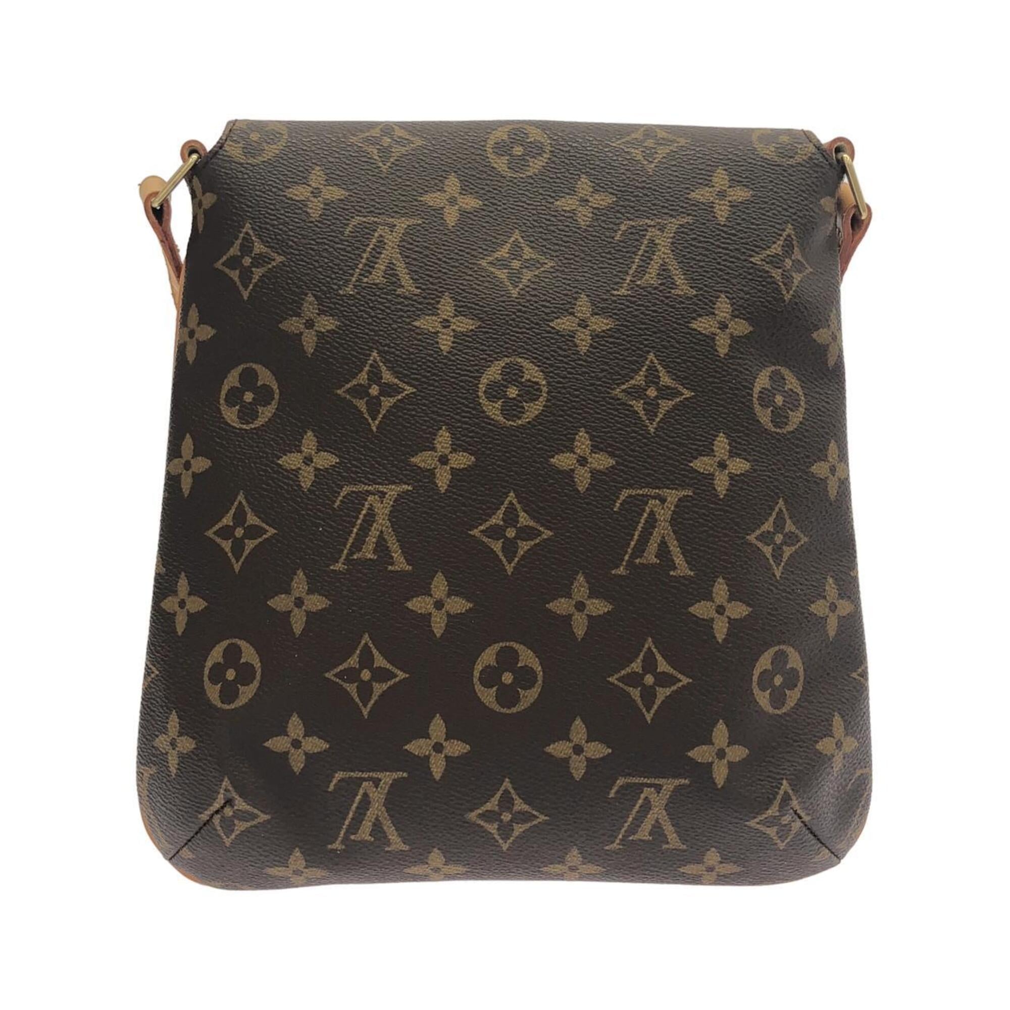 Louis Vuitton Brown Coated Canvas Shoulder Bag (Pre-Owned)