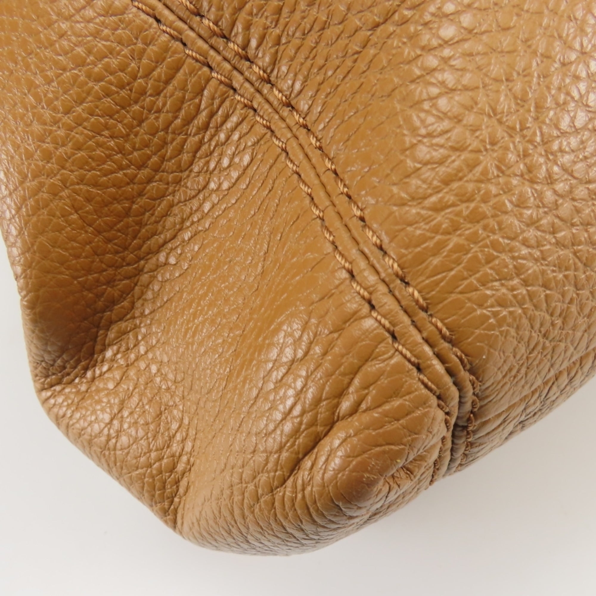 Coach Camel Leather Tote Bag (Pre-Owned)