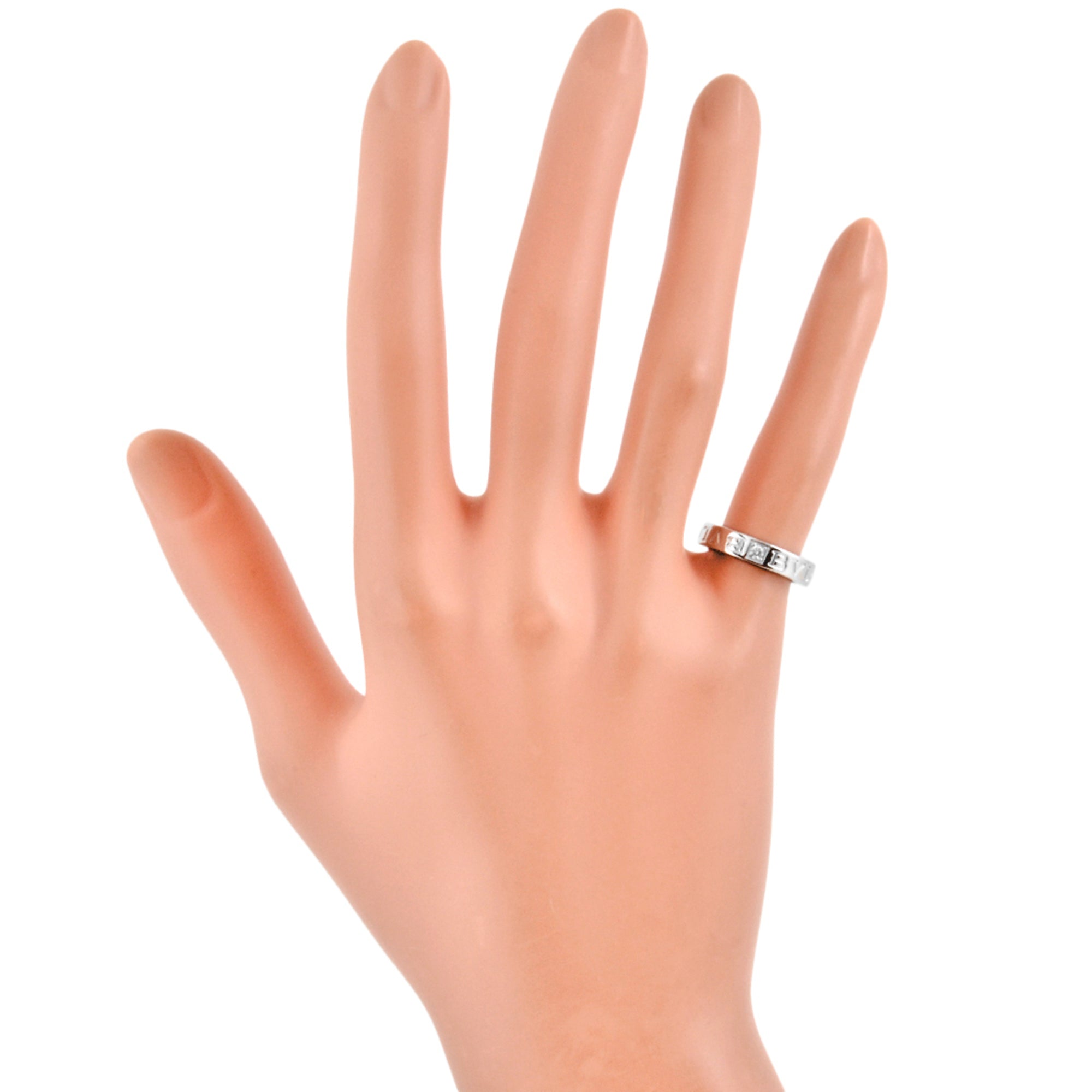 Bvlgari White Gold (18K) Band Ring (Pre-Owned)