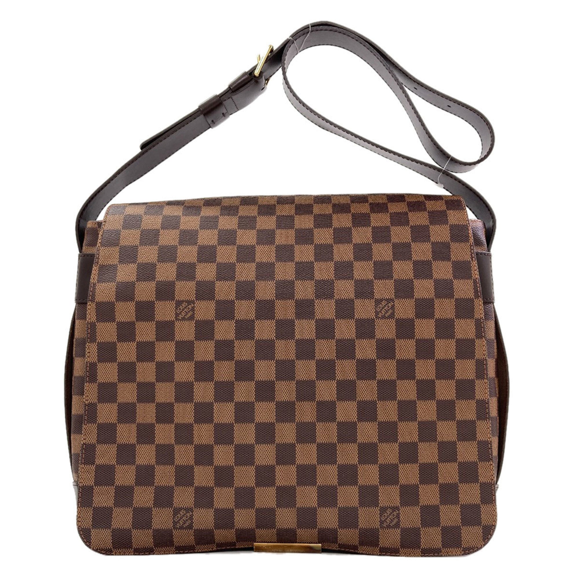Louis Vuitton Damier Damier Canvas Ebene Damier Canvas Shoulder Bag (Pre-Owned)