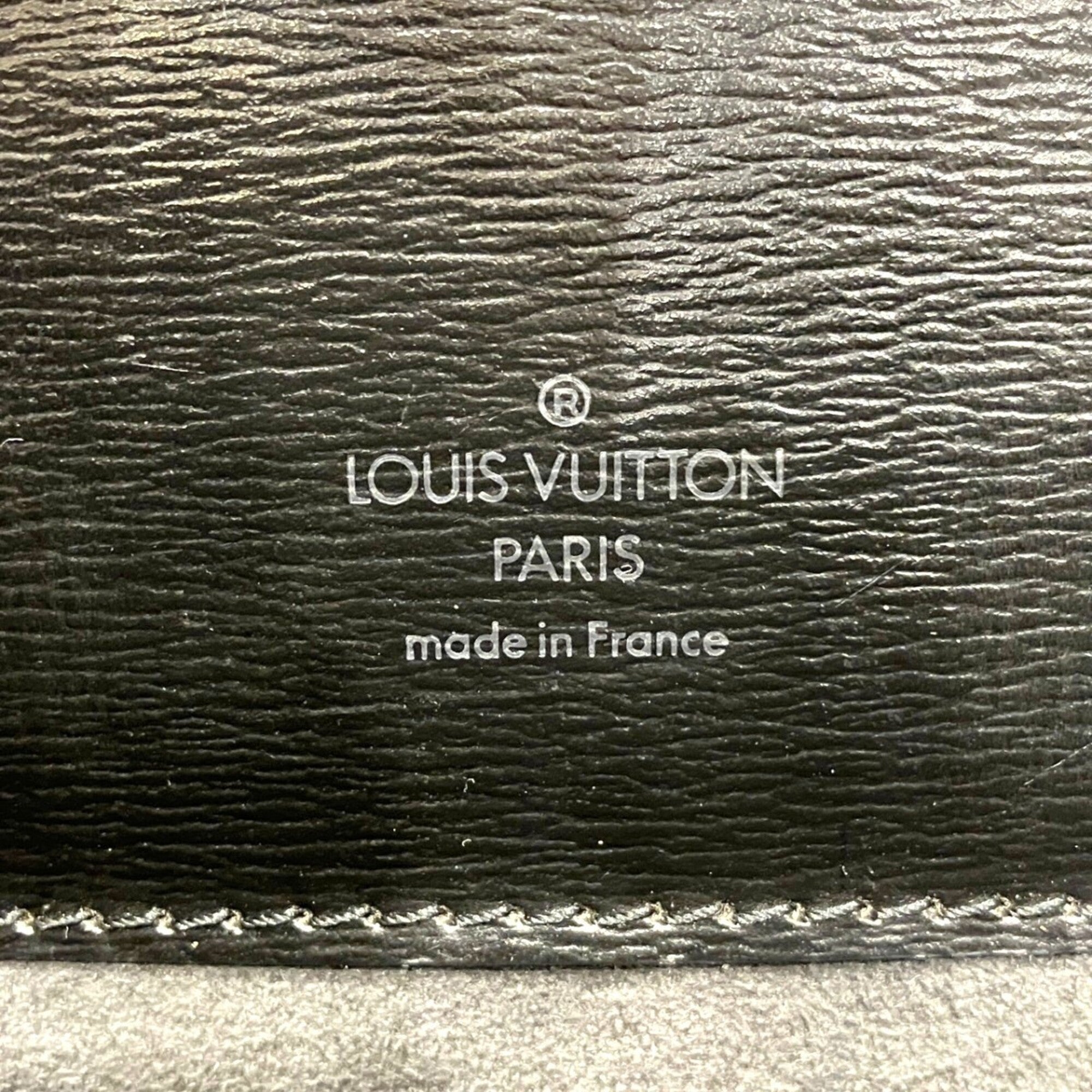 Louis Vuitton Epi Black Noir Epi Leather Shoulder Bag (Pre-Owned)