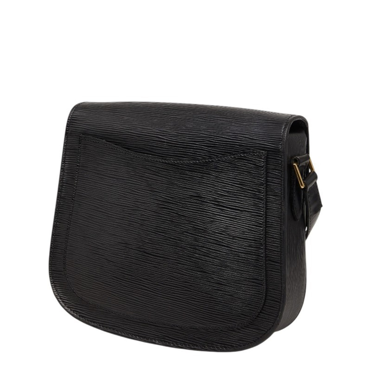 Louis Vuitton Black Noir Leather Shoulder Bag (Pre-Owned)