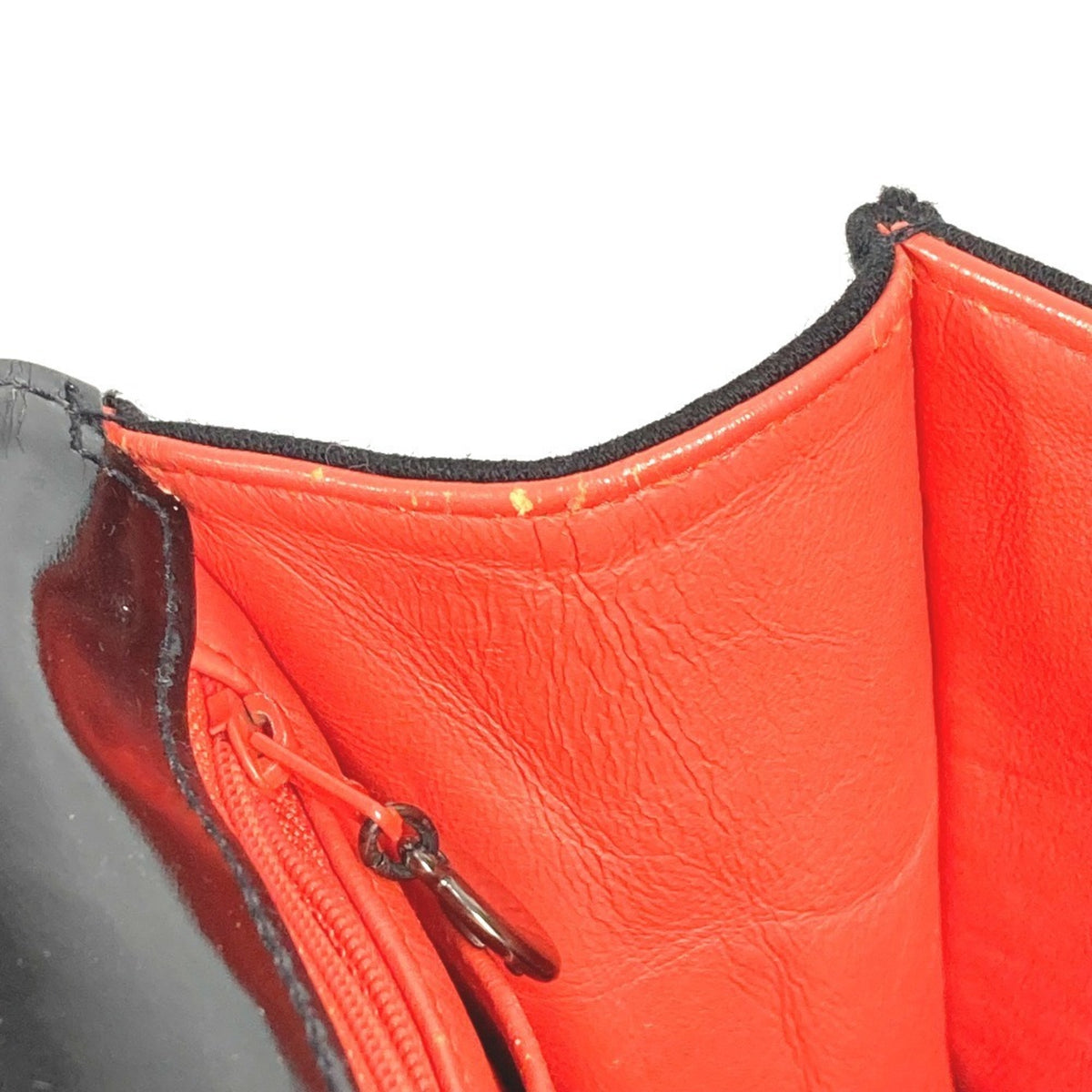 Chanel Black Cotton Patent Leather Shoulder Bag (Pre-Owned)
