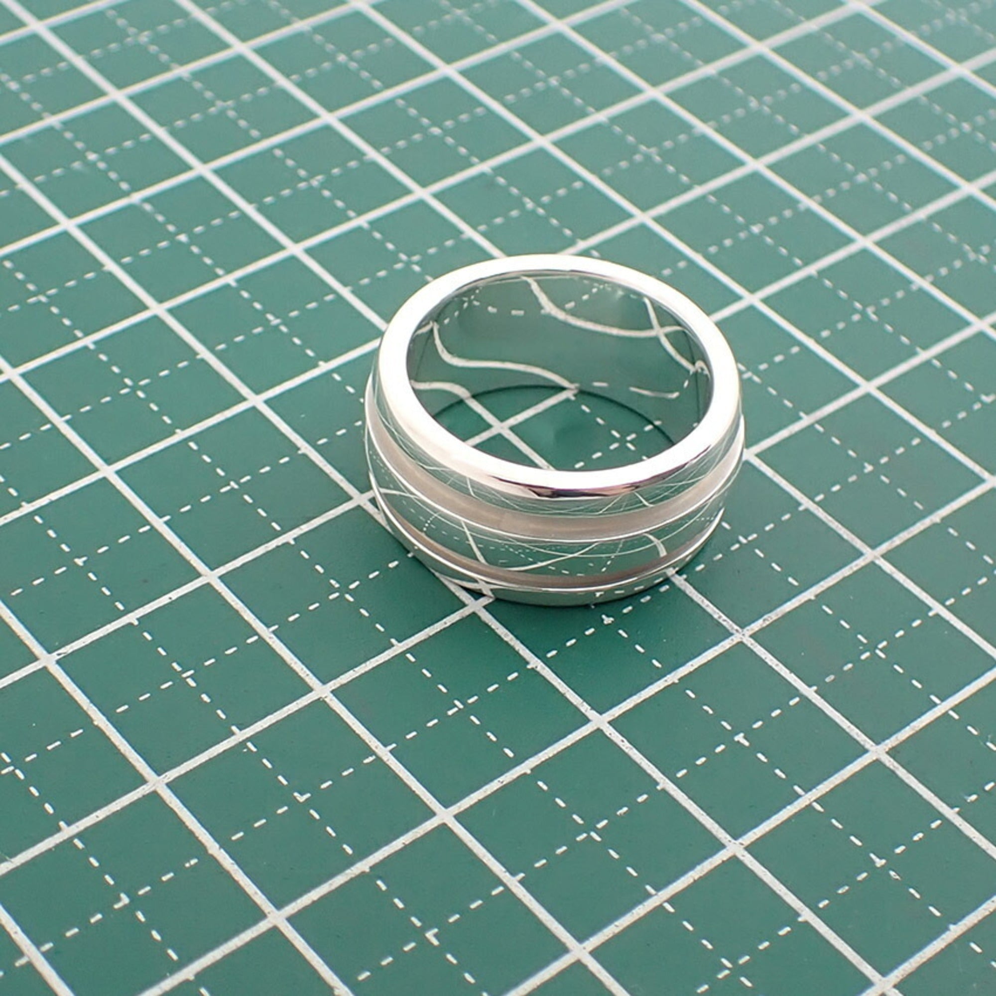 Tiffany Sterling Silver 925 Band Ring (Pre-Owned)