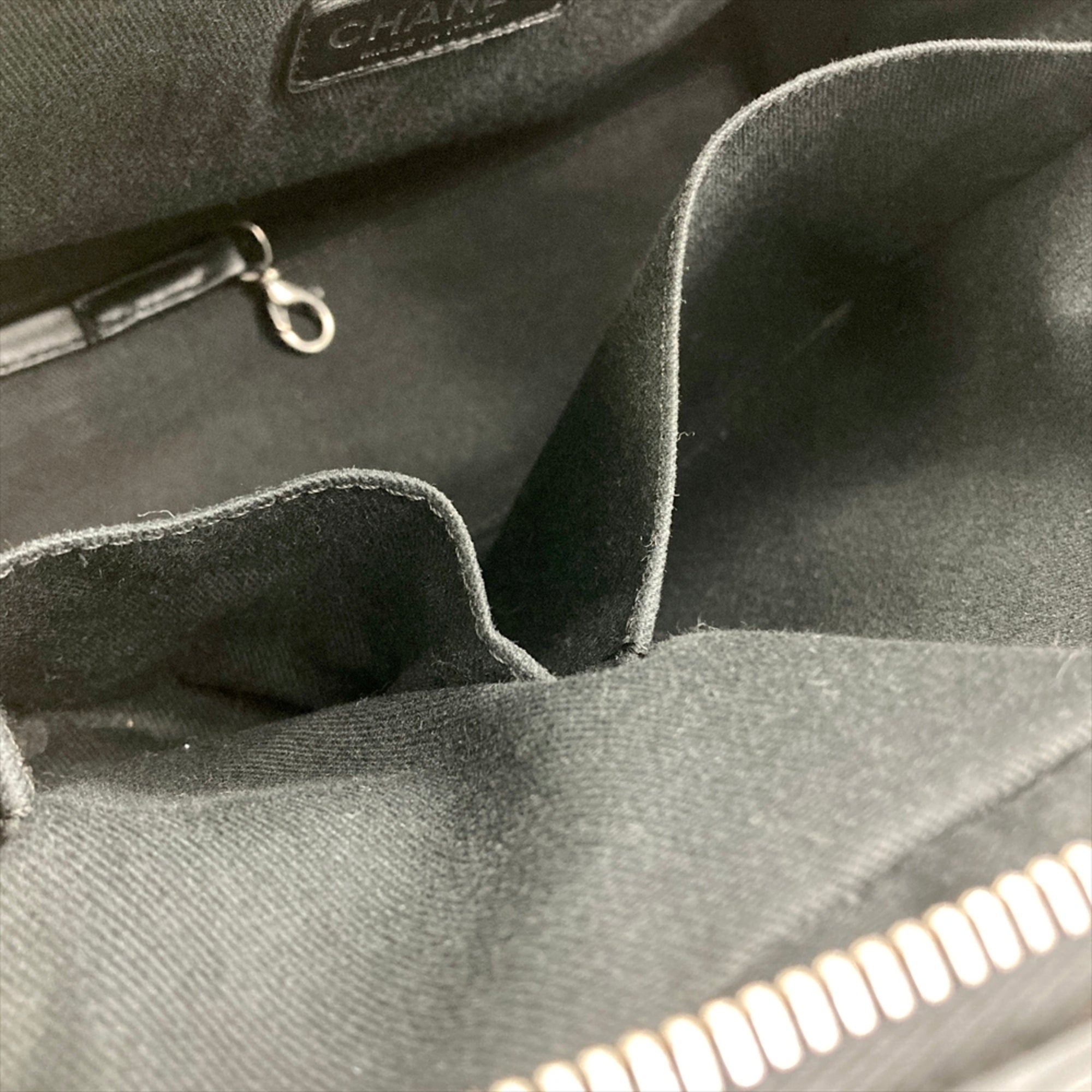 Chanel Black Boston Bag Handbag (Pre-Owned)