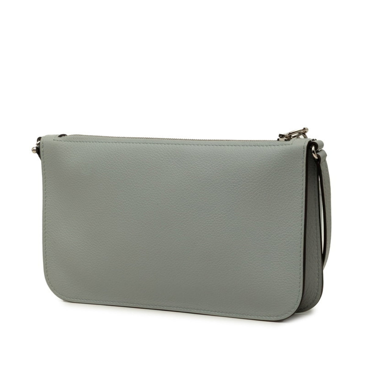 Hermes Gray Handbag Shoulder Bag (Pre-Owned)