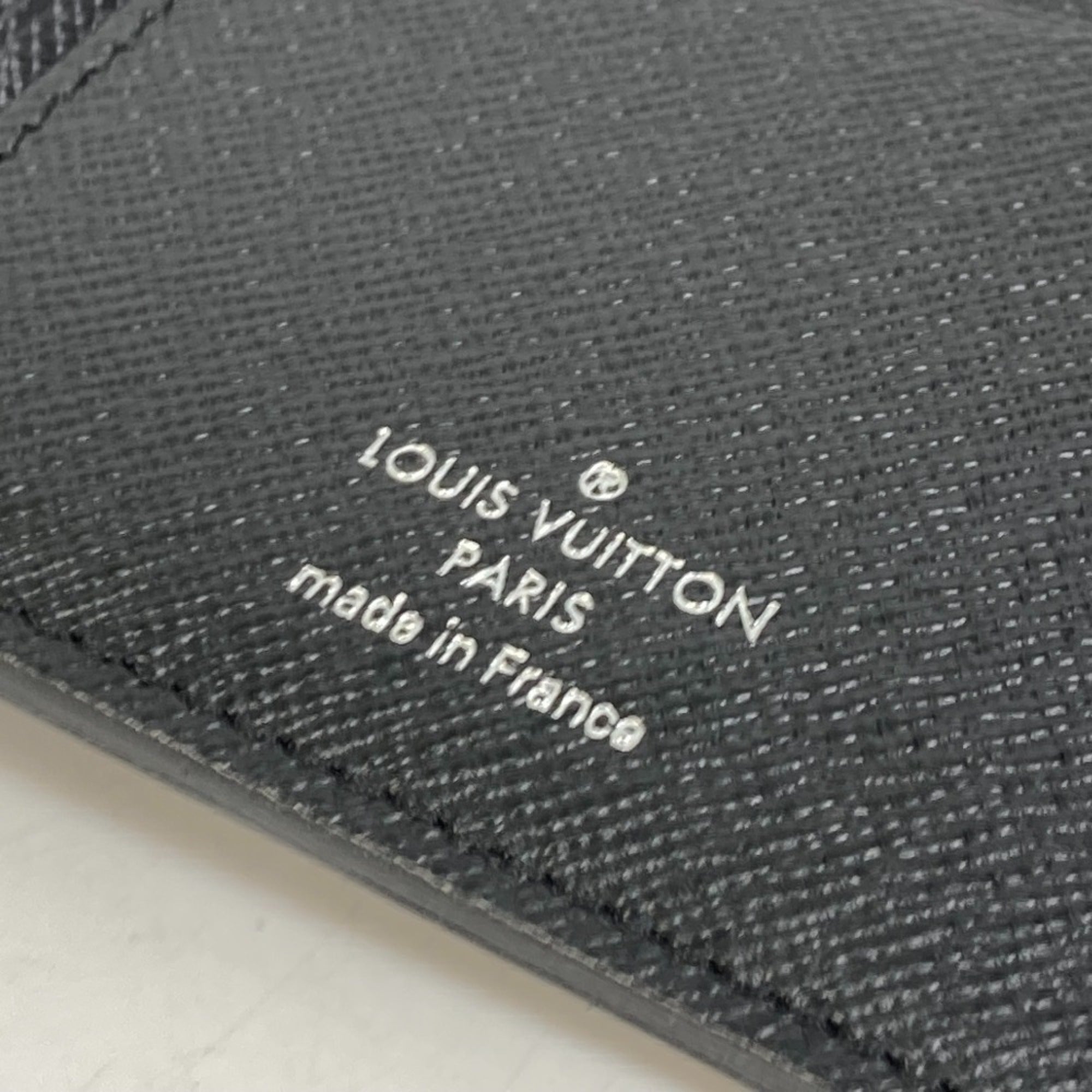 Louis Vuitton Damier Graphite Black Damier Graphite Long Wallet (Bi-Fold) (Pre-Owned)
