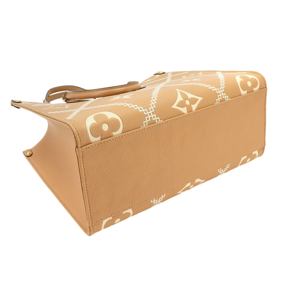 Louis Vuitton Gold Monogram Empreinte Handbag Tote Bag (Pre-Owned)