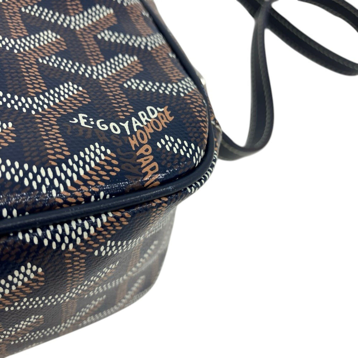 Goyard Blue Navy Shoulder Bag (Pre-Owned)