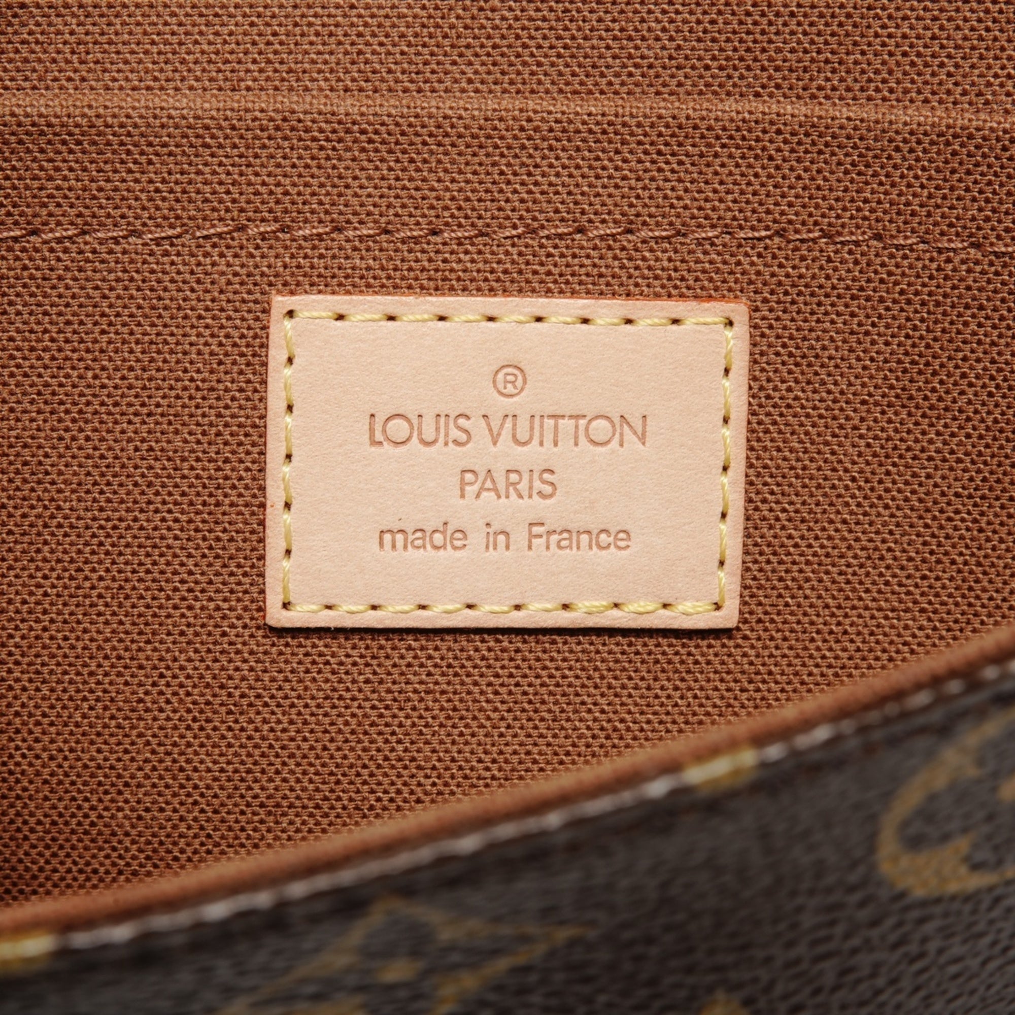 Louis Vuitton Monogram Brown Monogram Pochette Shoulder Bag (Pre-Owned)