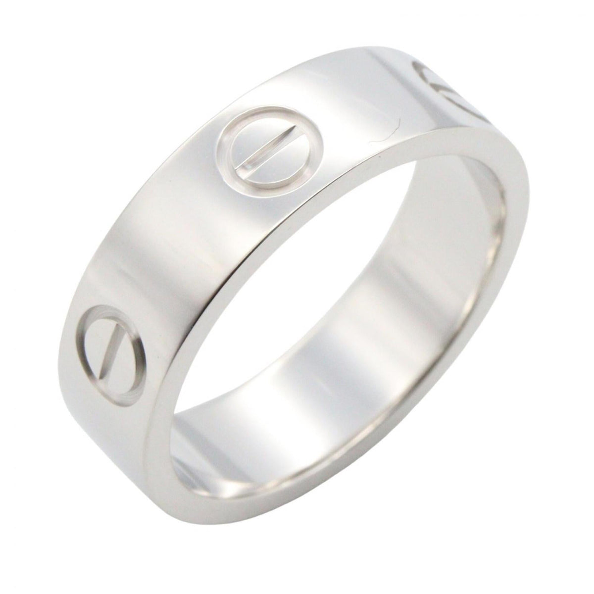 Cartier White Gold White Gold (18K) Band Ring (Pre-Owned)