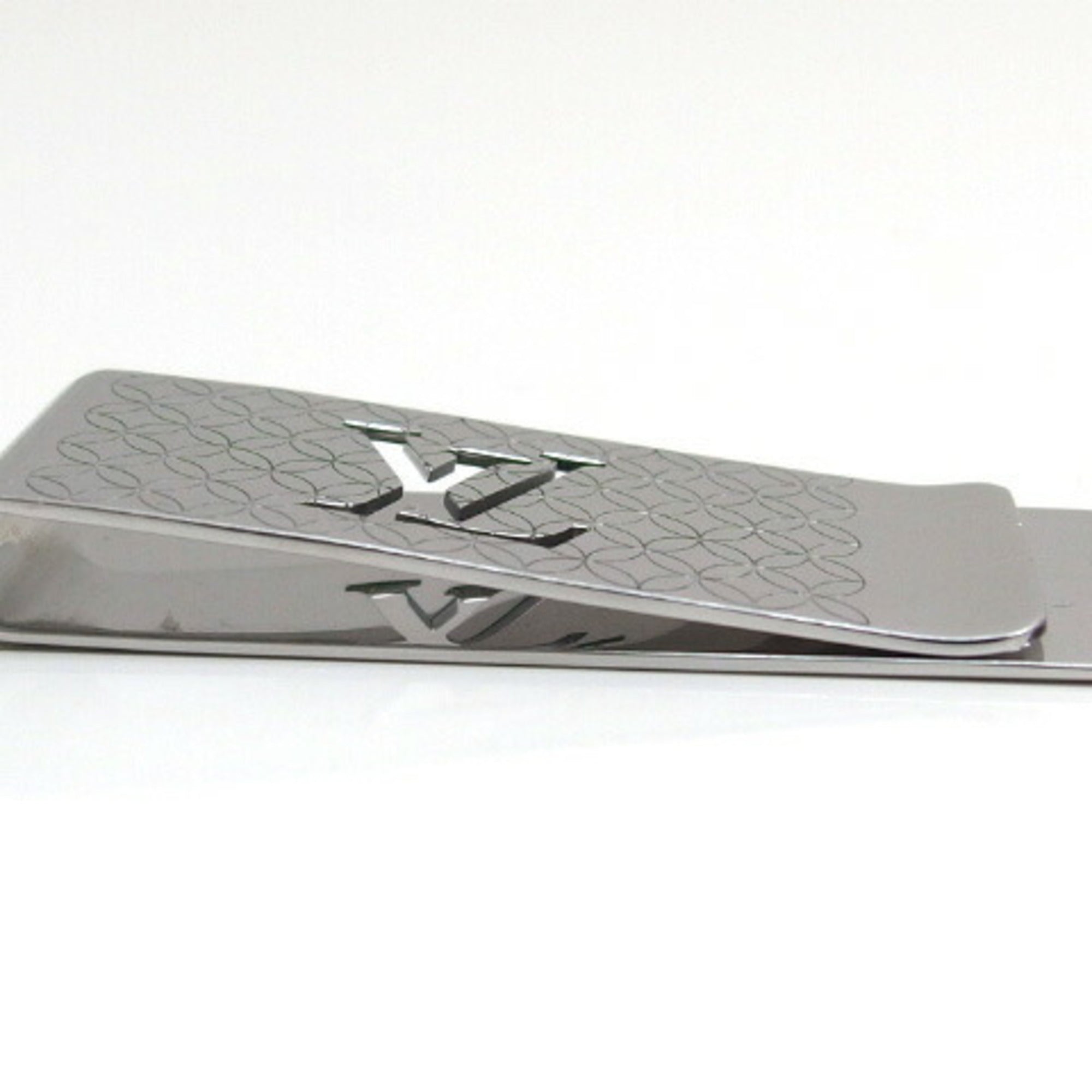 Louis Vuitton Silver Stainless Steel Money Clip (Pre-Owned)