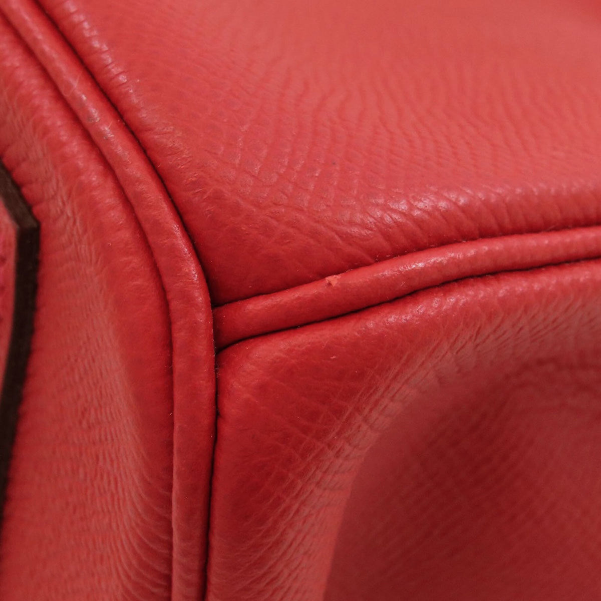 Hermes Red Color Epsom Leather Handbag (Pre-Owned)