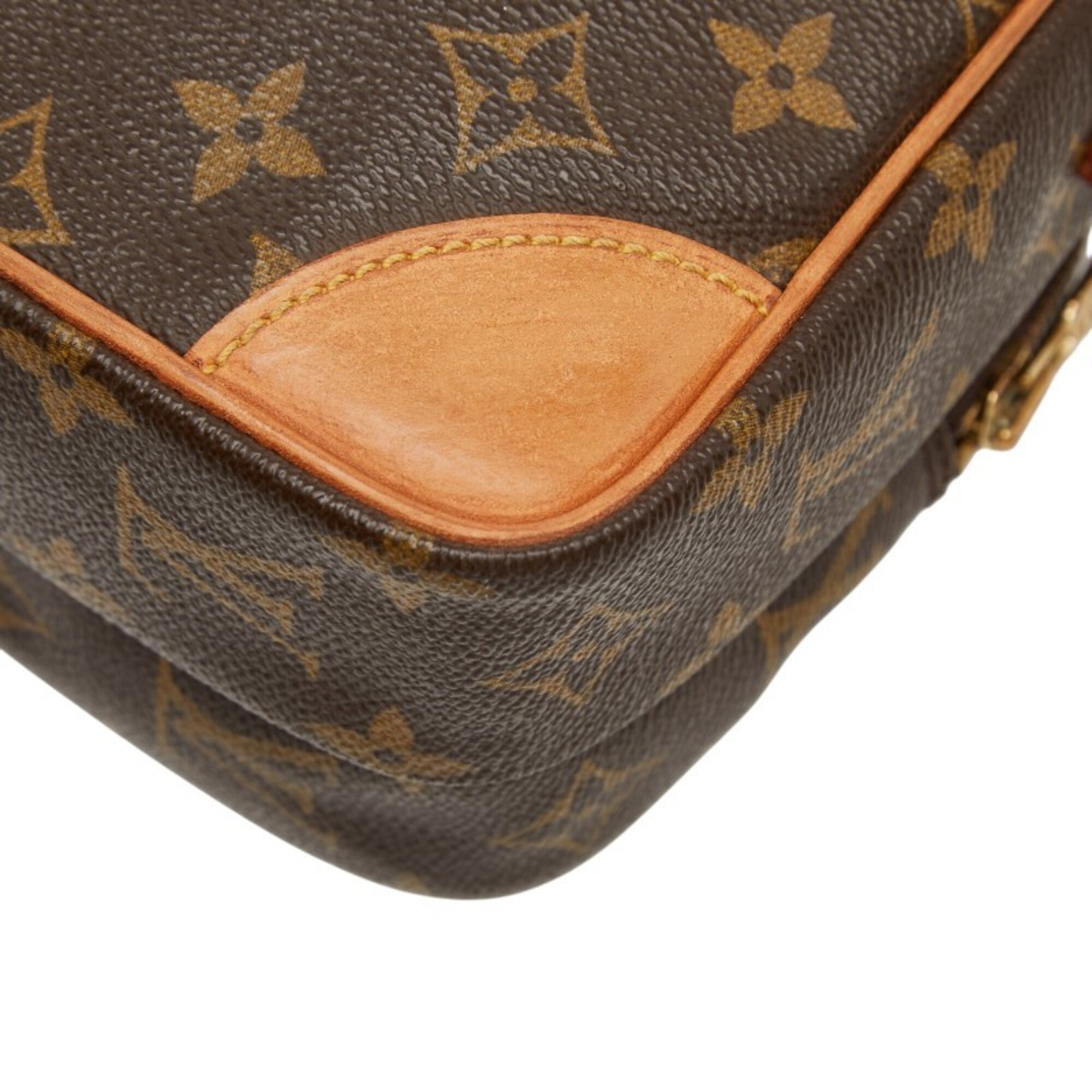 Louis Vuitton Brown Pvc Leather Shoulder Bag (Pre-Owned)