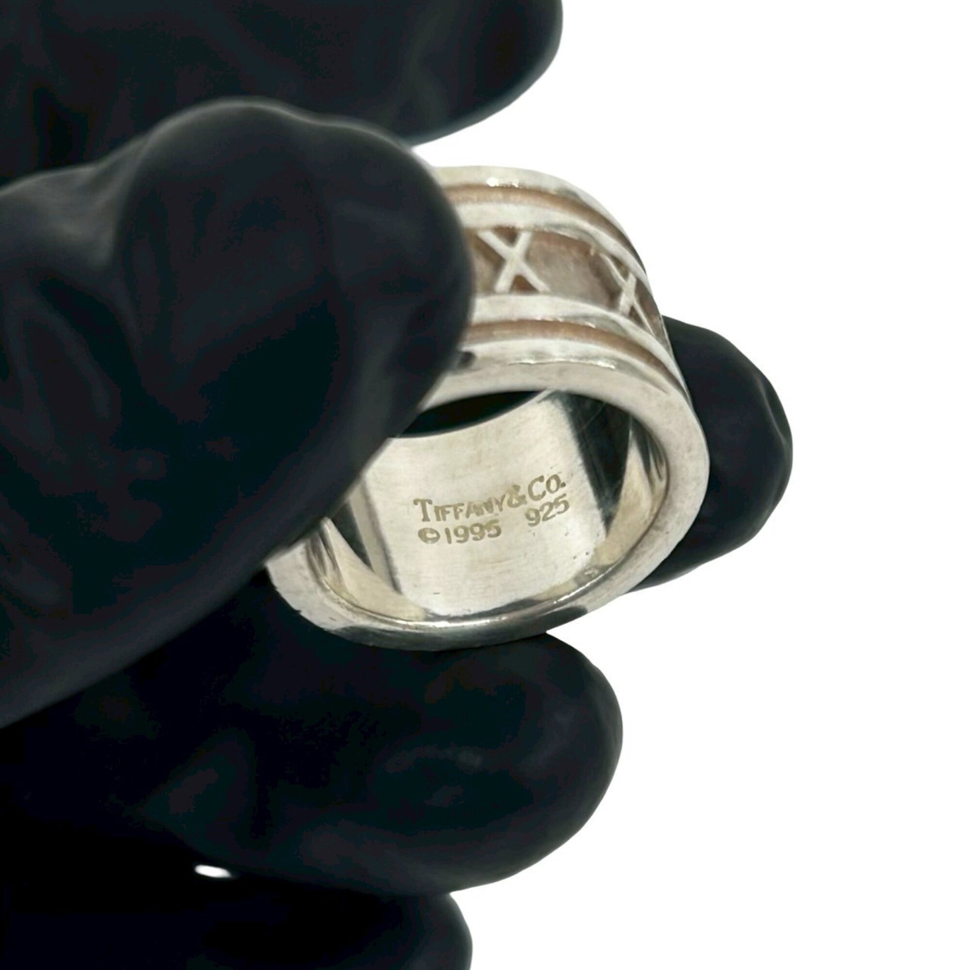 Tiffany Silver Silver 925 Band Ring (Pre-Owned)
