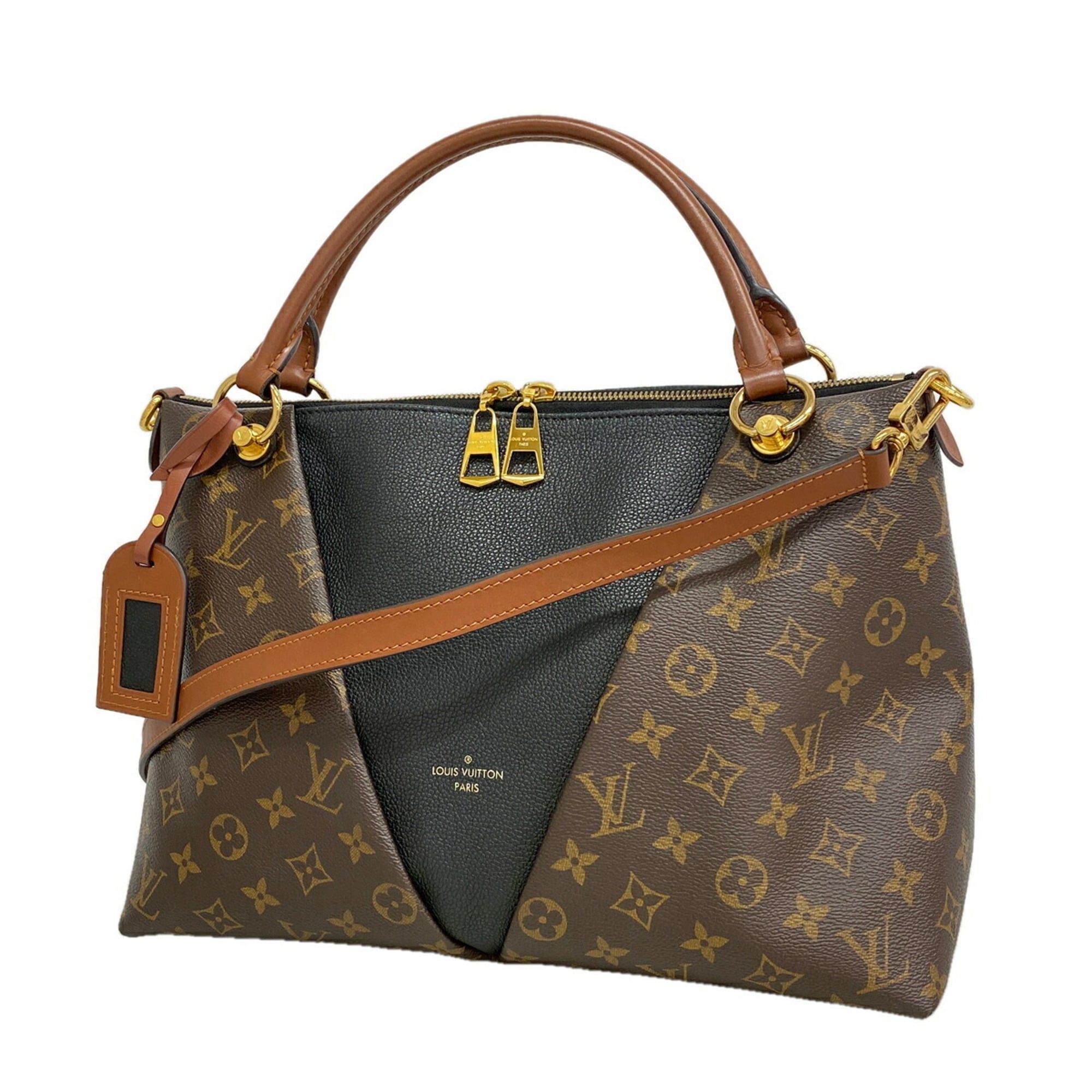 Louis Vuitton Noir Handbag (Pre-Owned)