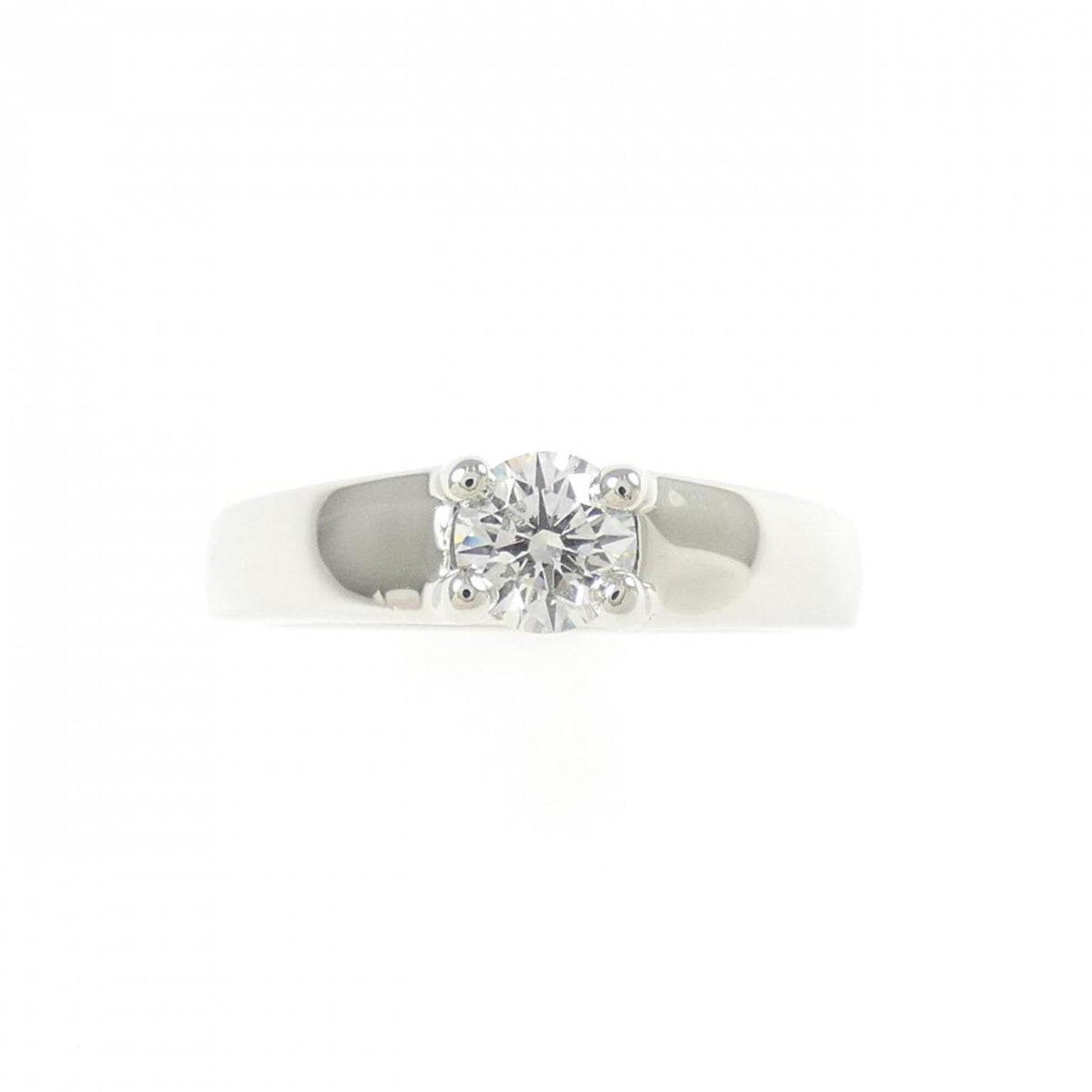 Bvlgari Platinum Platinum 950 Band Ring (Pre-Owned)