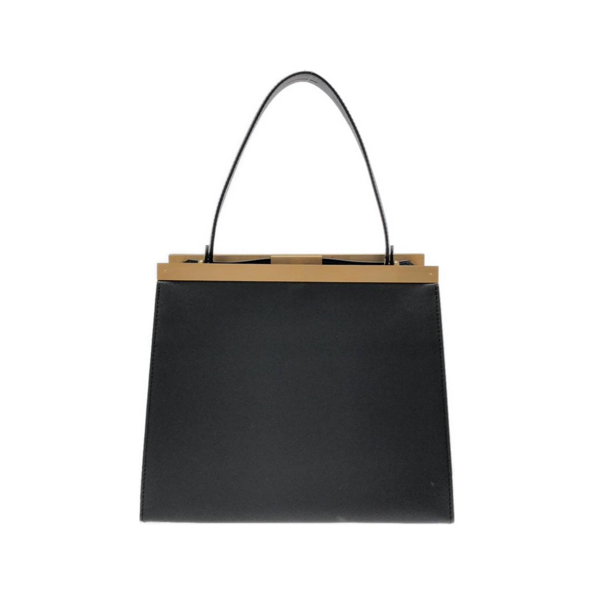 Louis Vuitton Black Leather Handbag (Pre-Owned)