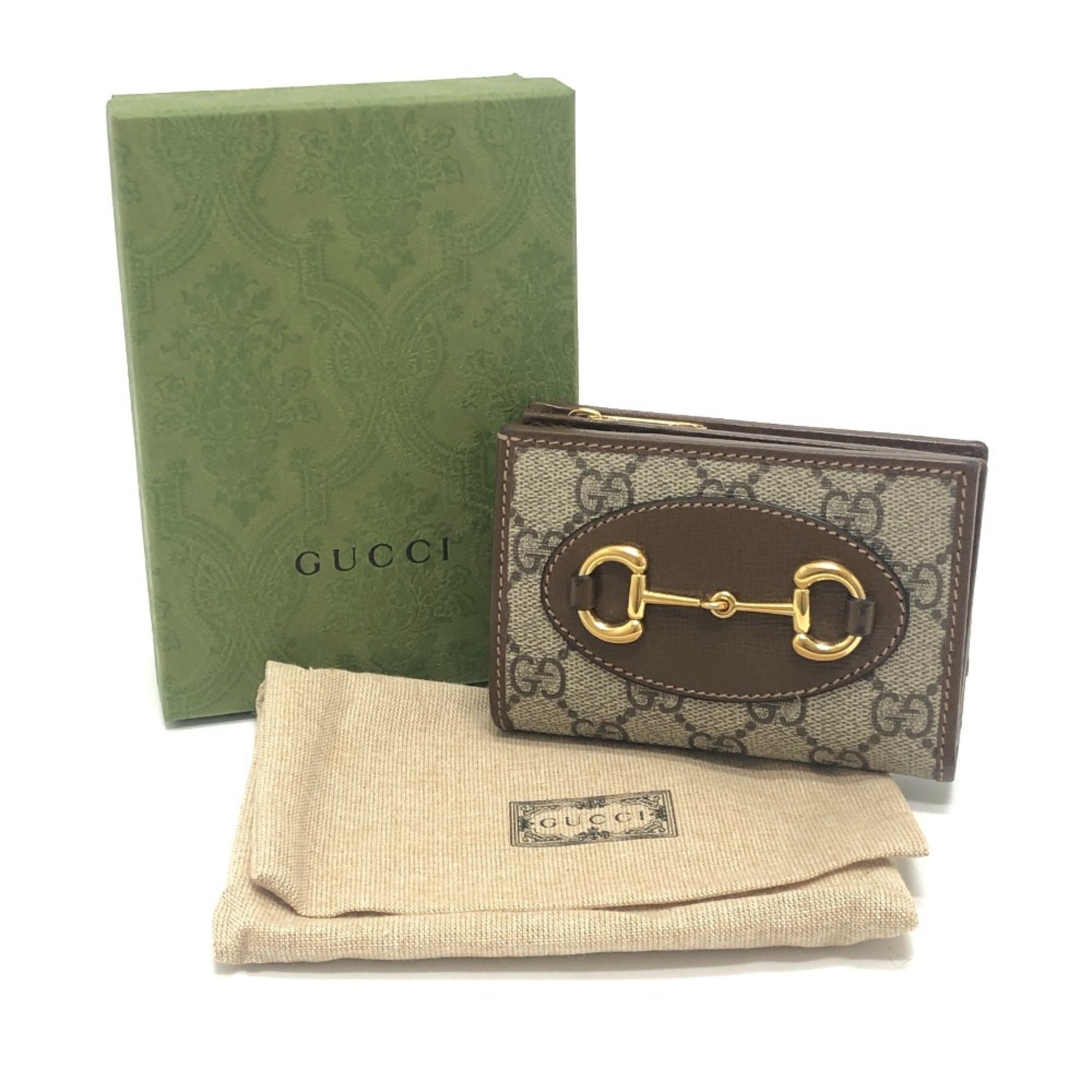 Gucci Gg Supreme Brown Gg Supreme Wallet (Bi-Fold) (Pre-Owned)