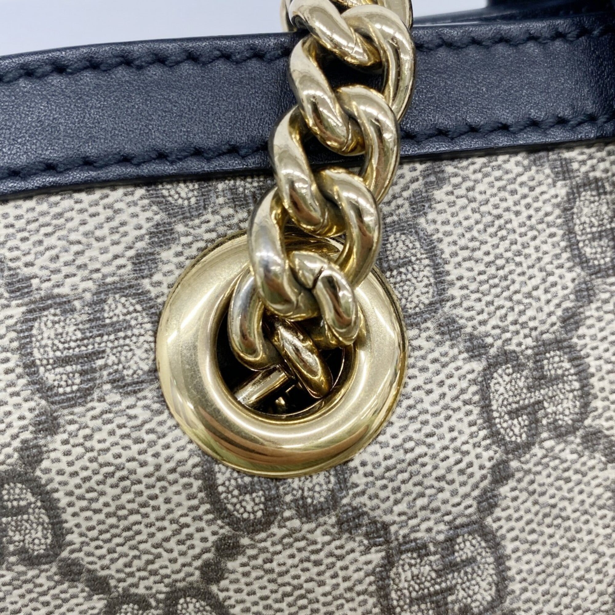 Gucci Black Brown Pvc Shoulder Bag (Pre-Owned)