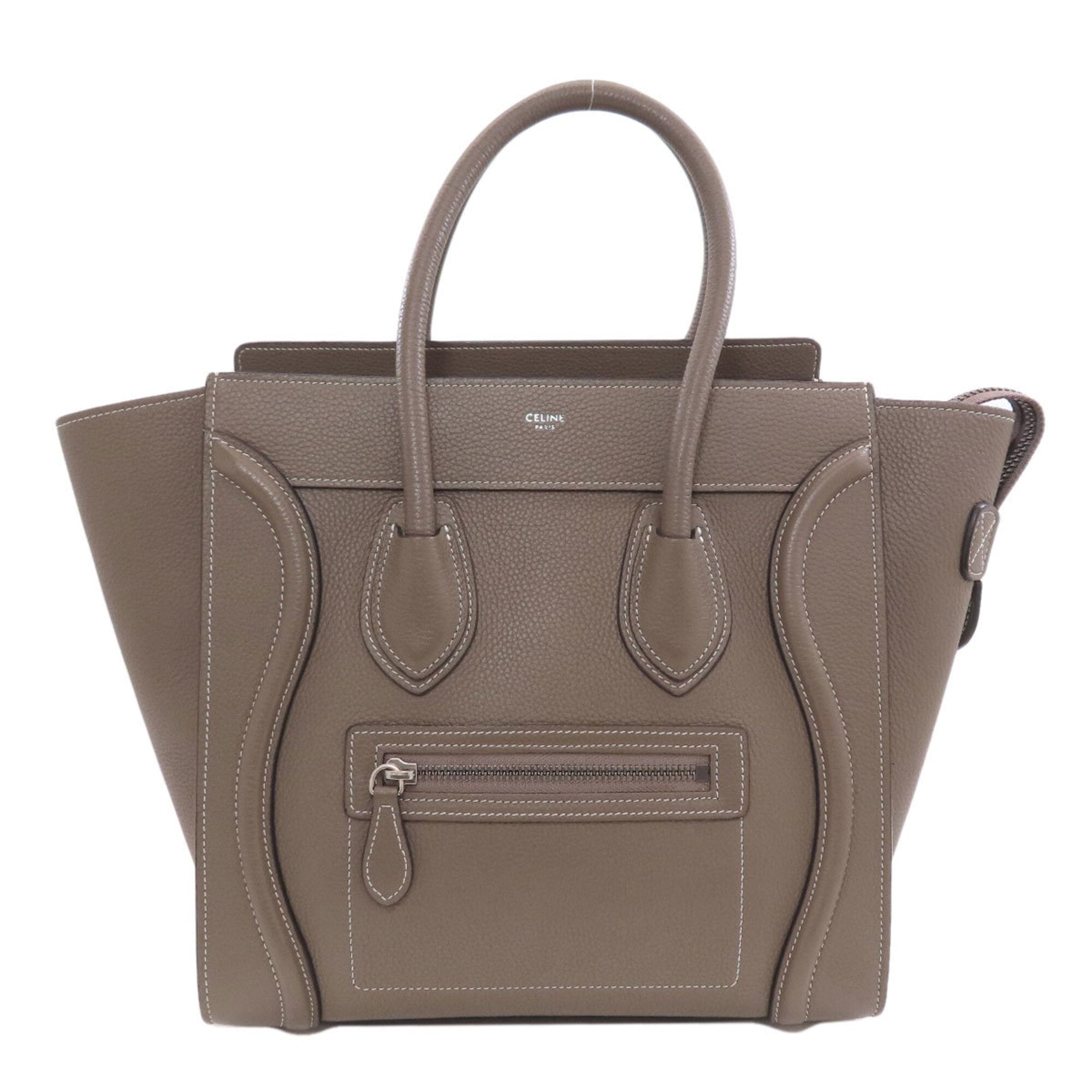 Celine Luggage Beige Leather Handbag (Pre-Owned)