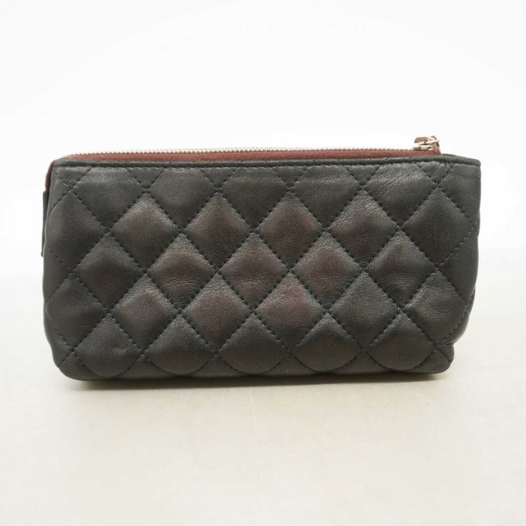Chanel Black Leather Pouch (Pre-Owned)