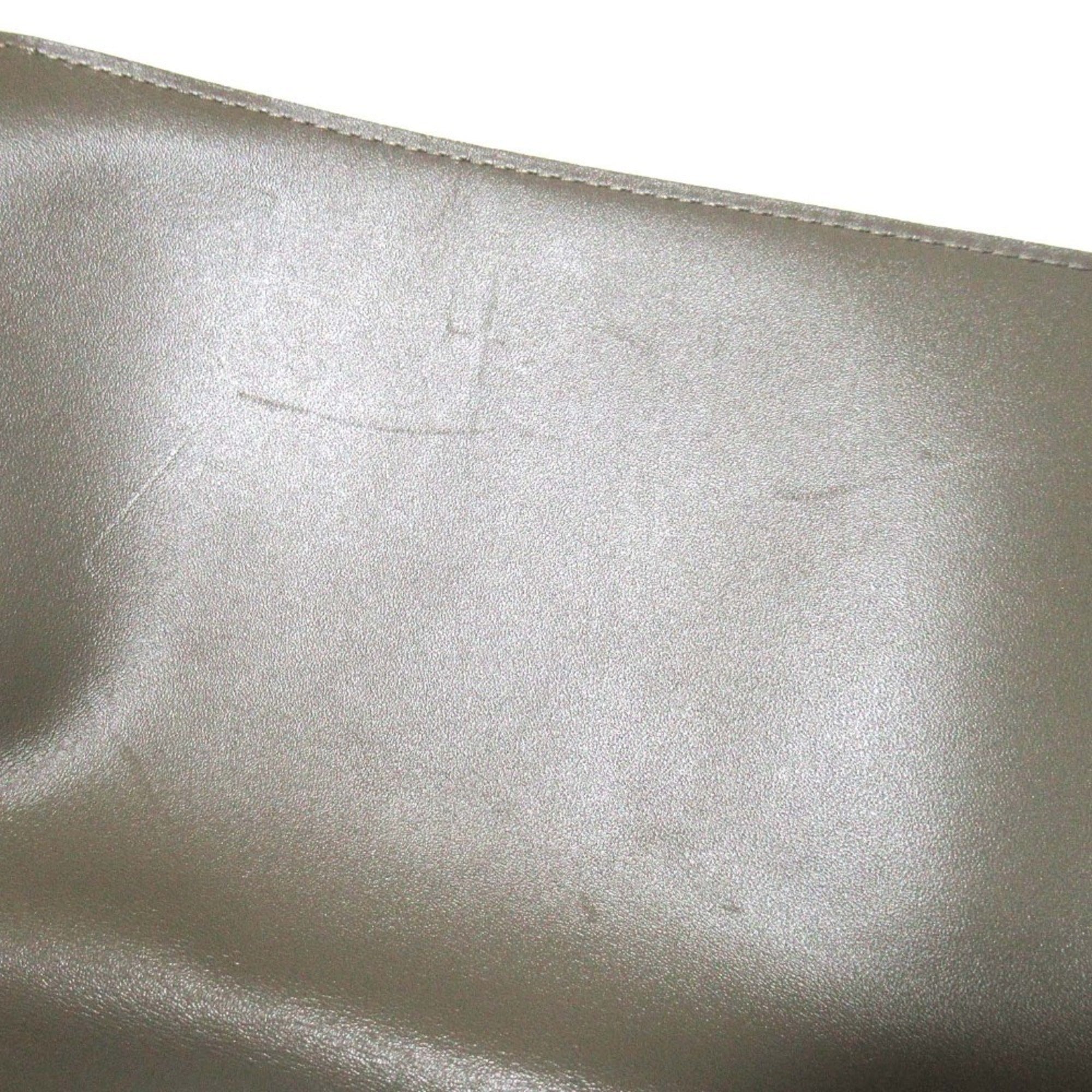 Louis Vuitton Khaki Leather Long Wallet (Bi-Fold) (Pre-Owned)