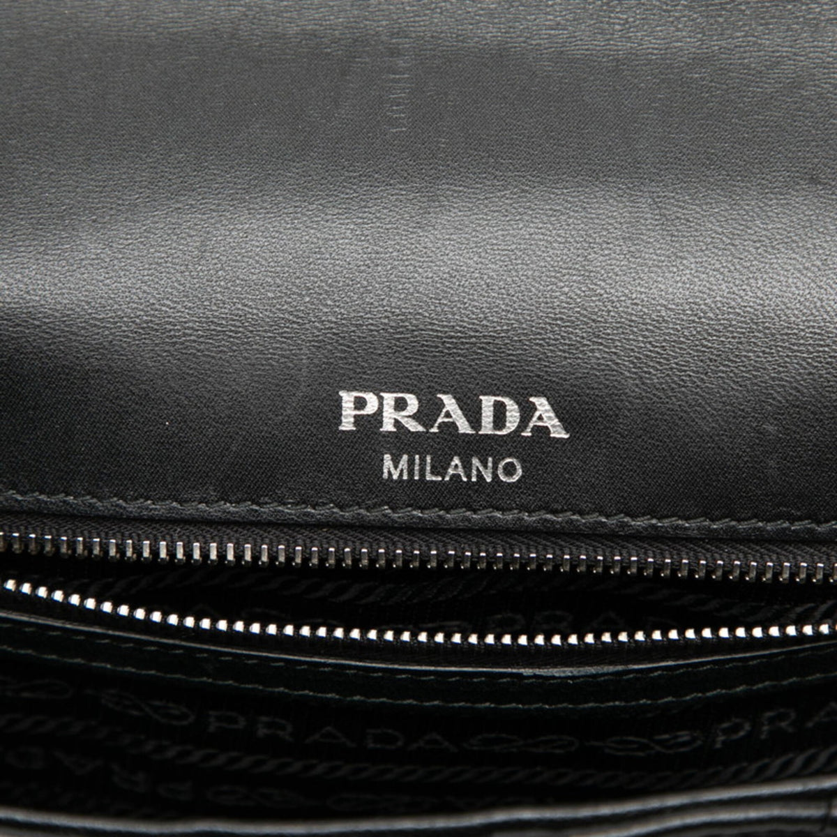 Prada Black Leather Shoulder Bag (Pre-Owned)