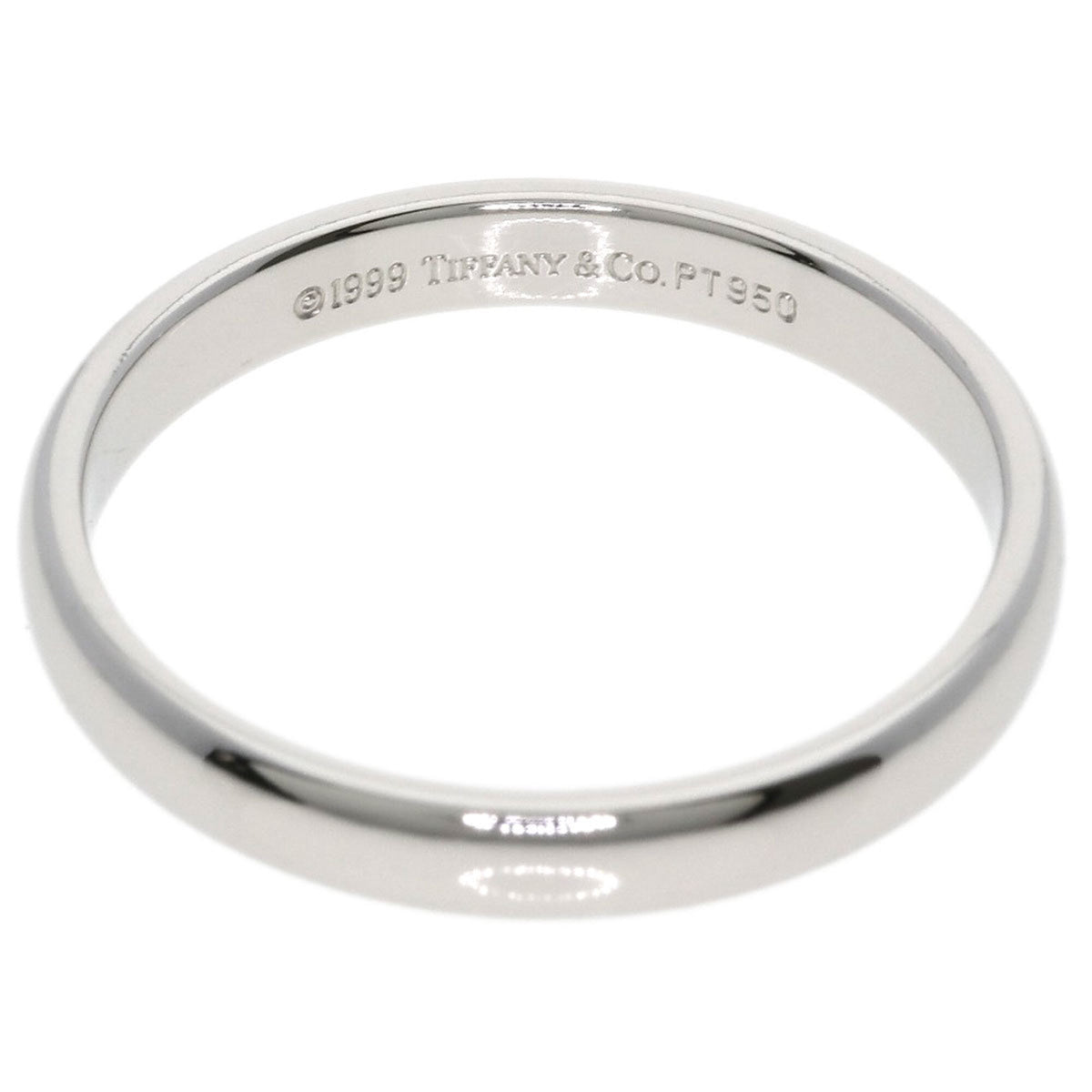 Tiffany Platinum 950 Band Ring (Pre-Owned)