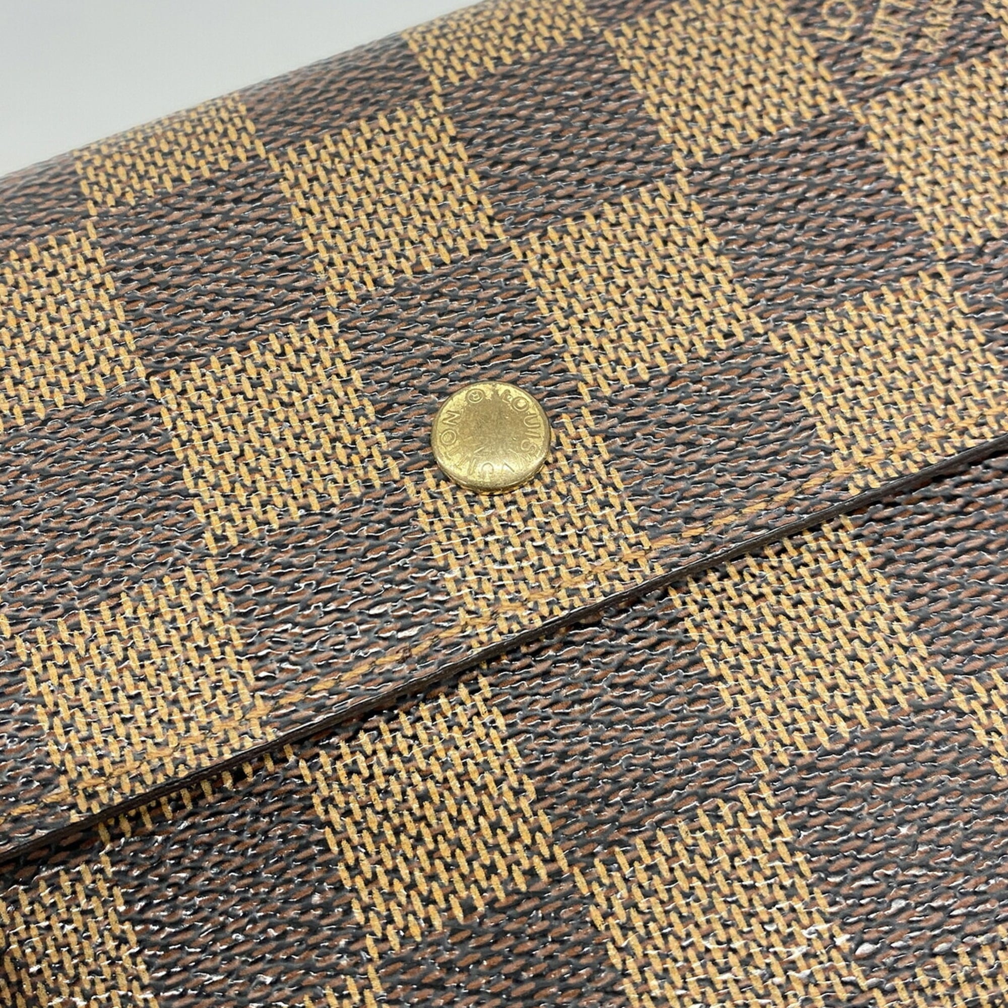 Louis Vuitton Ebene Long Wallet (Tri-Fold) (Pre-Owned)