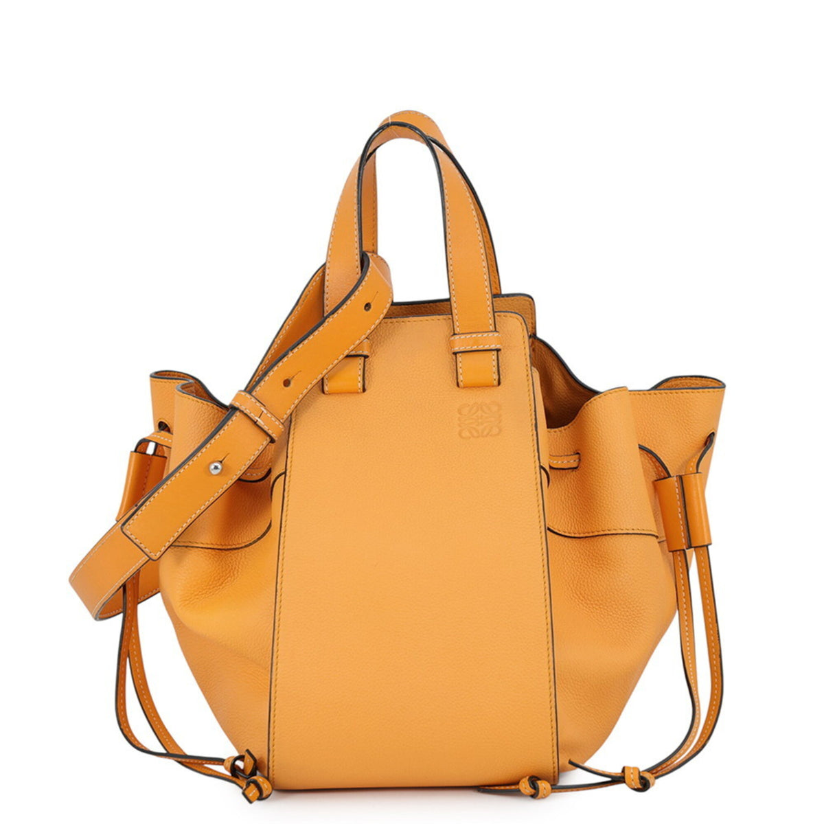Loewe Orange Leather Handbag (Pre-Owned)