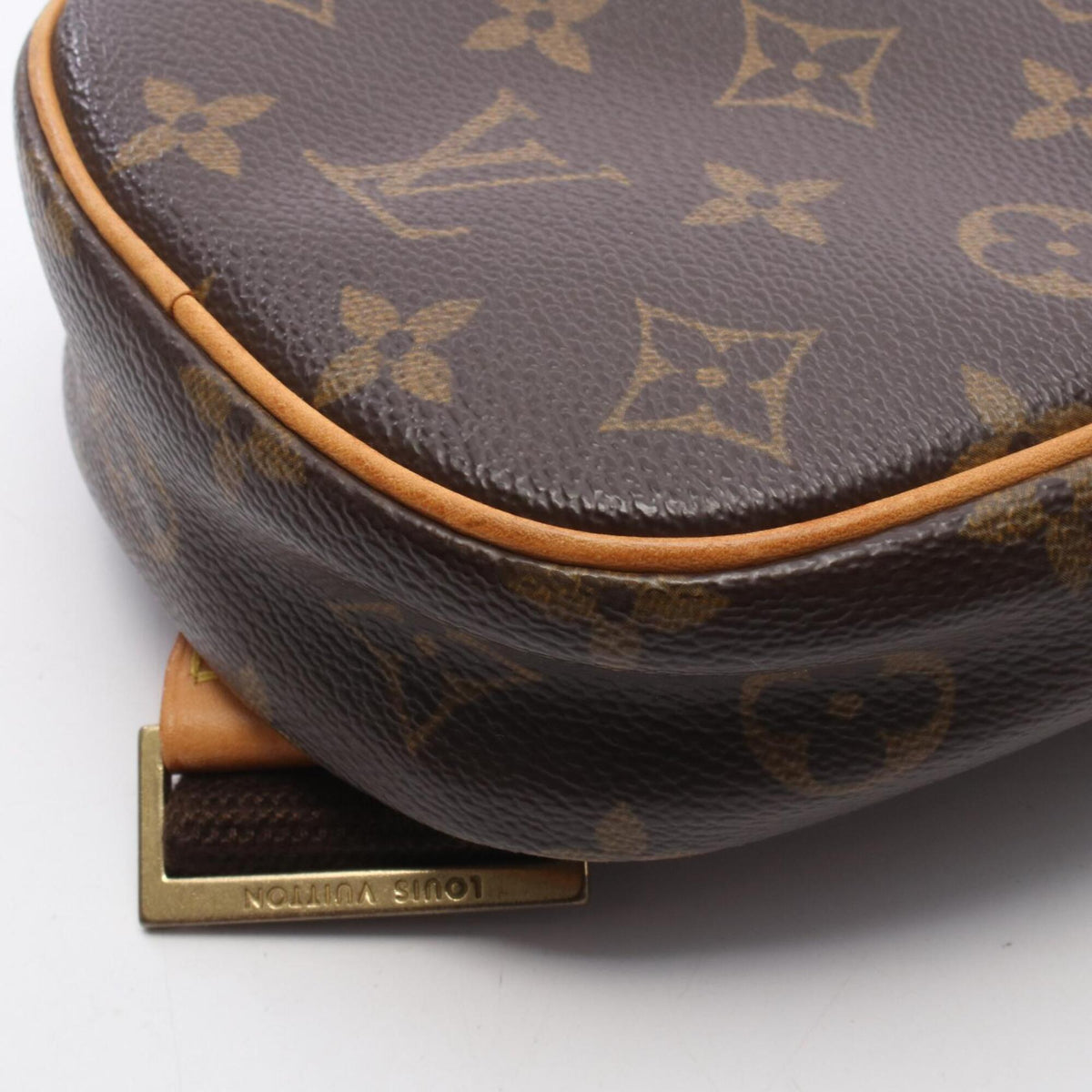 Louis Vuitton Brown Coated Canvas Pvc Monogram Leather Fanny Pack Handbag Sling Bag (Pre-Owned)
