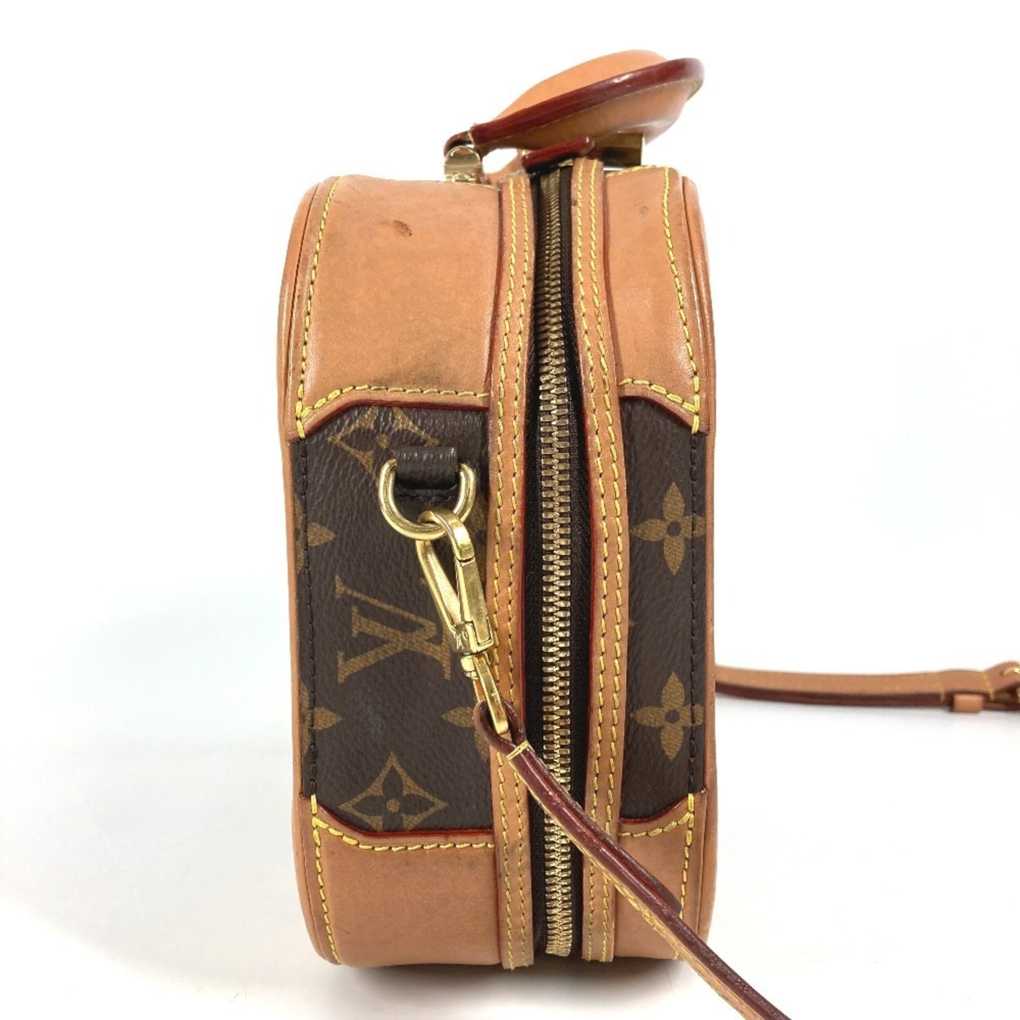Louis Vuitton Brown Monogram Boston Bag Handbag Shoulder Bag (Pre-Owned)