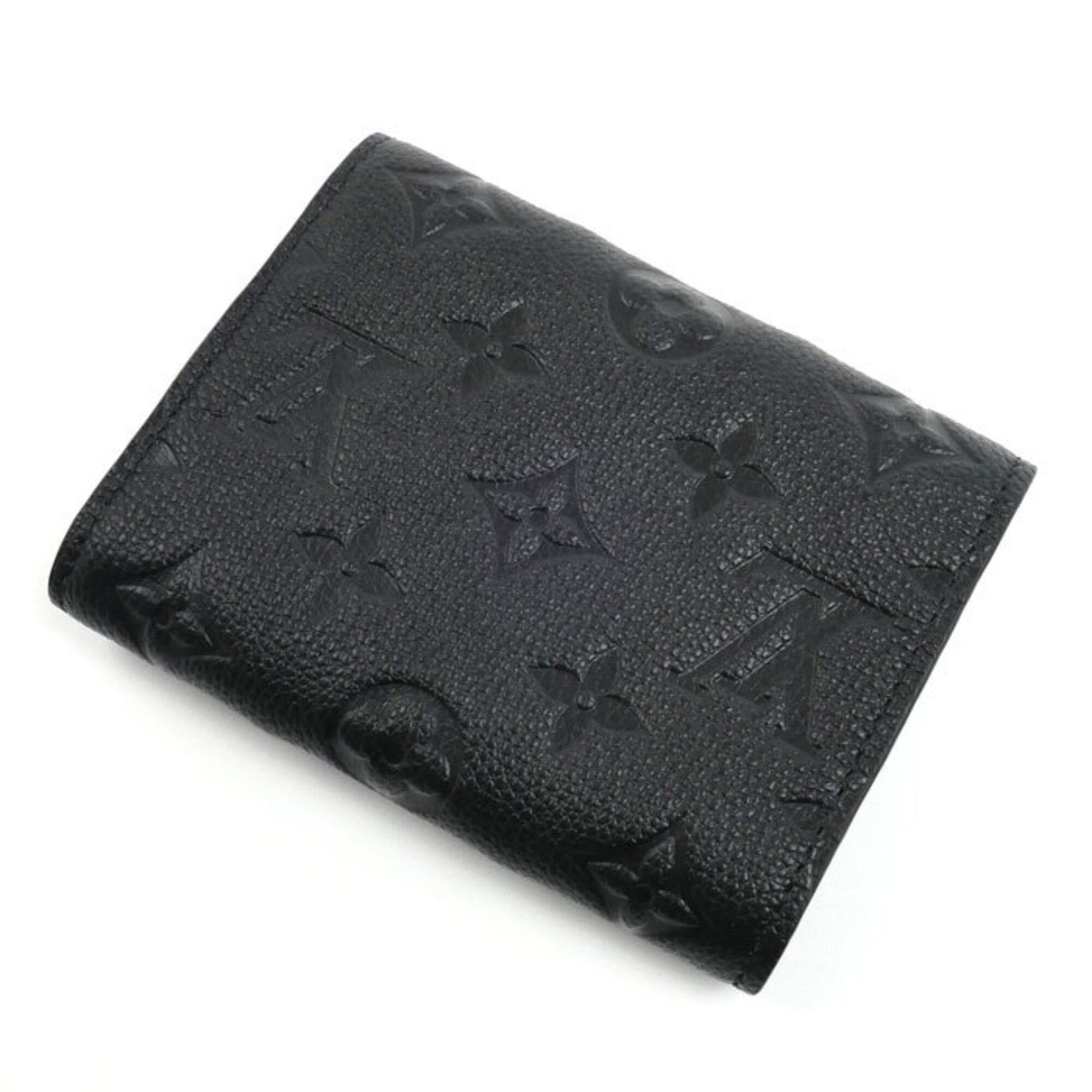 Louis Vuitton Noir Monogram Empreinte Wallet (Tri-Fold) (Pre-Owned)