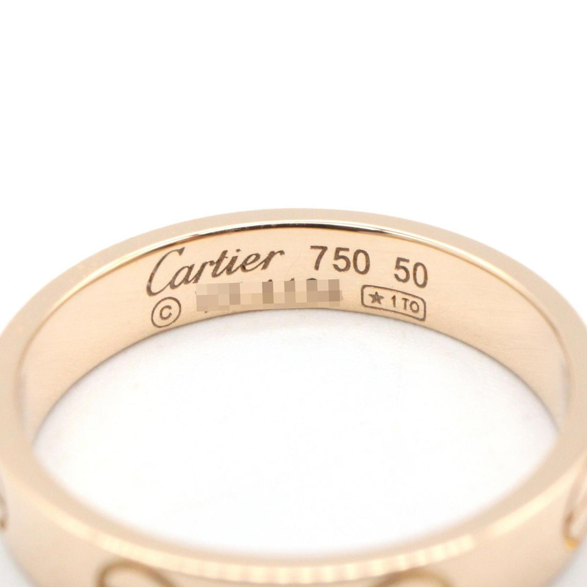 Cartier Gold Pink Gold (18K) Band Ring (Pre-Owned)