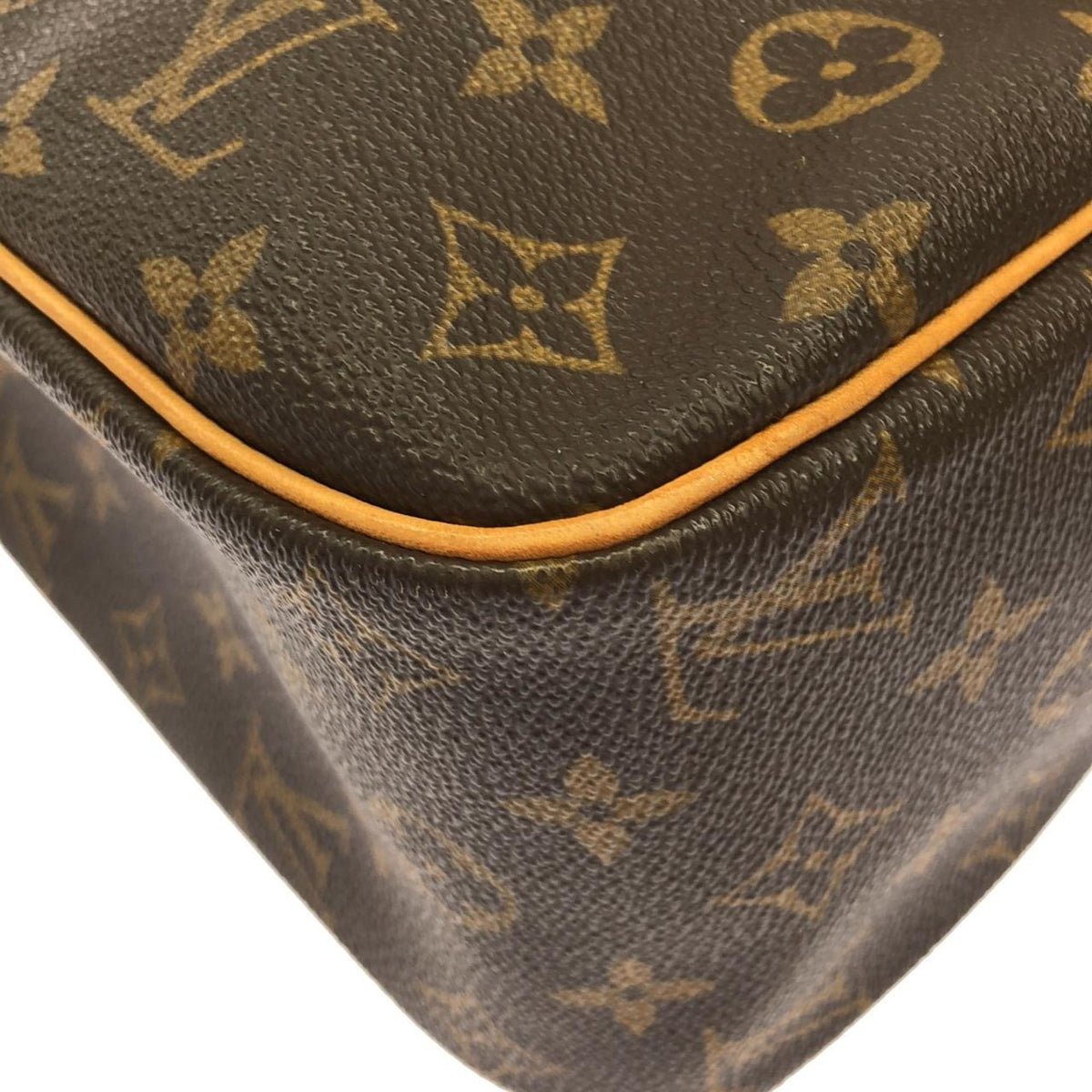 Louis Vuitton Monogram Marron Coated Canvas Shoulder Bag (Pre-Owned)