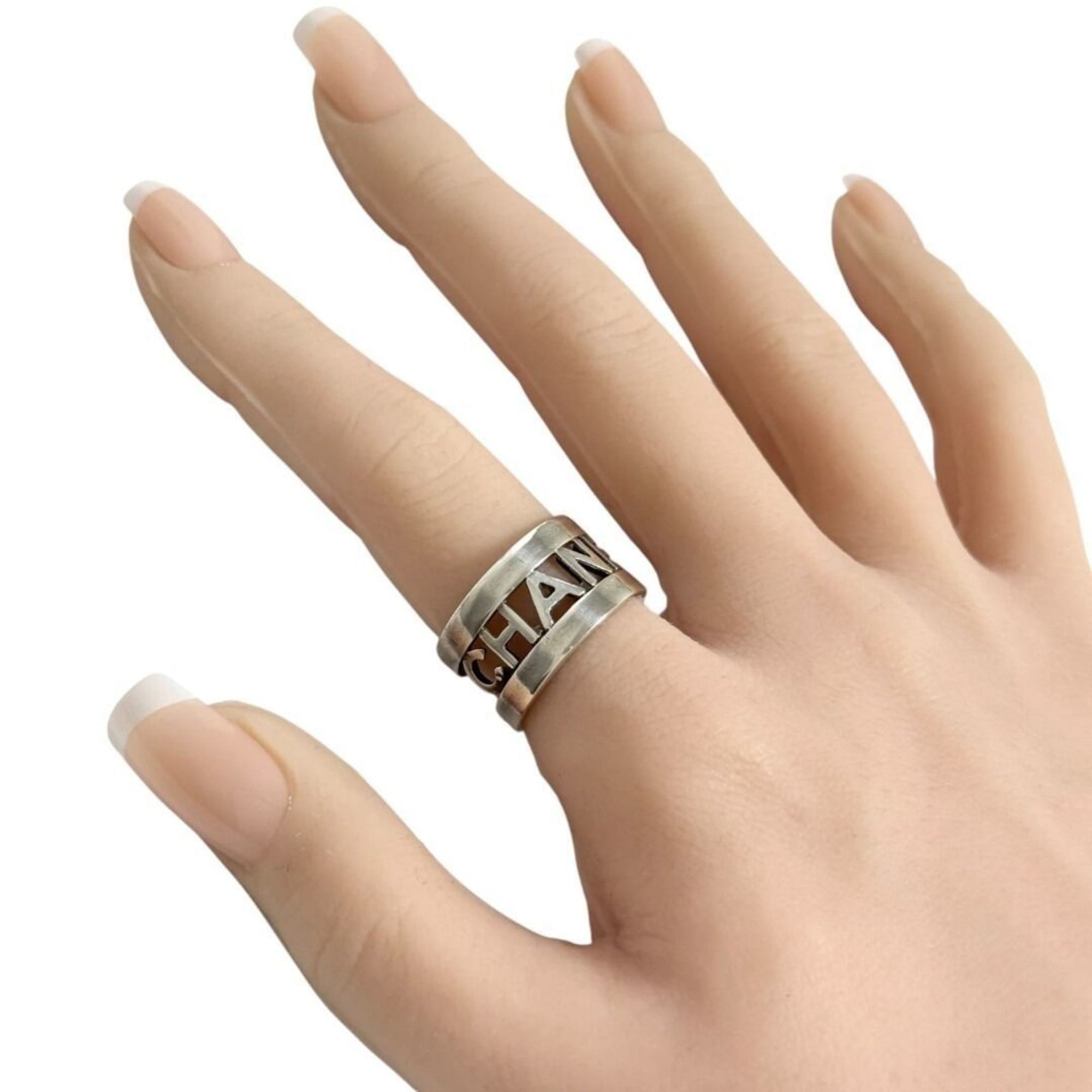 Chanel Metal Band Ring (Pre-Owned)