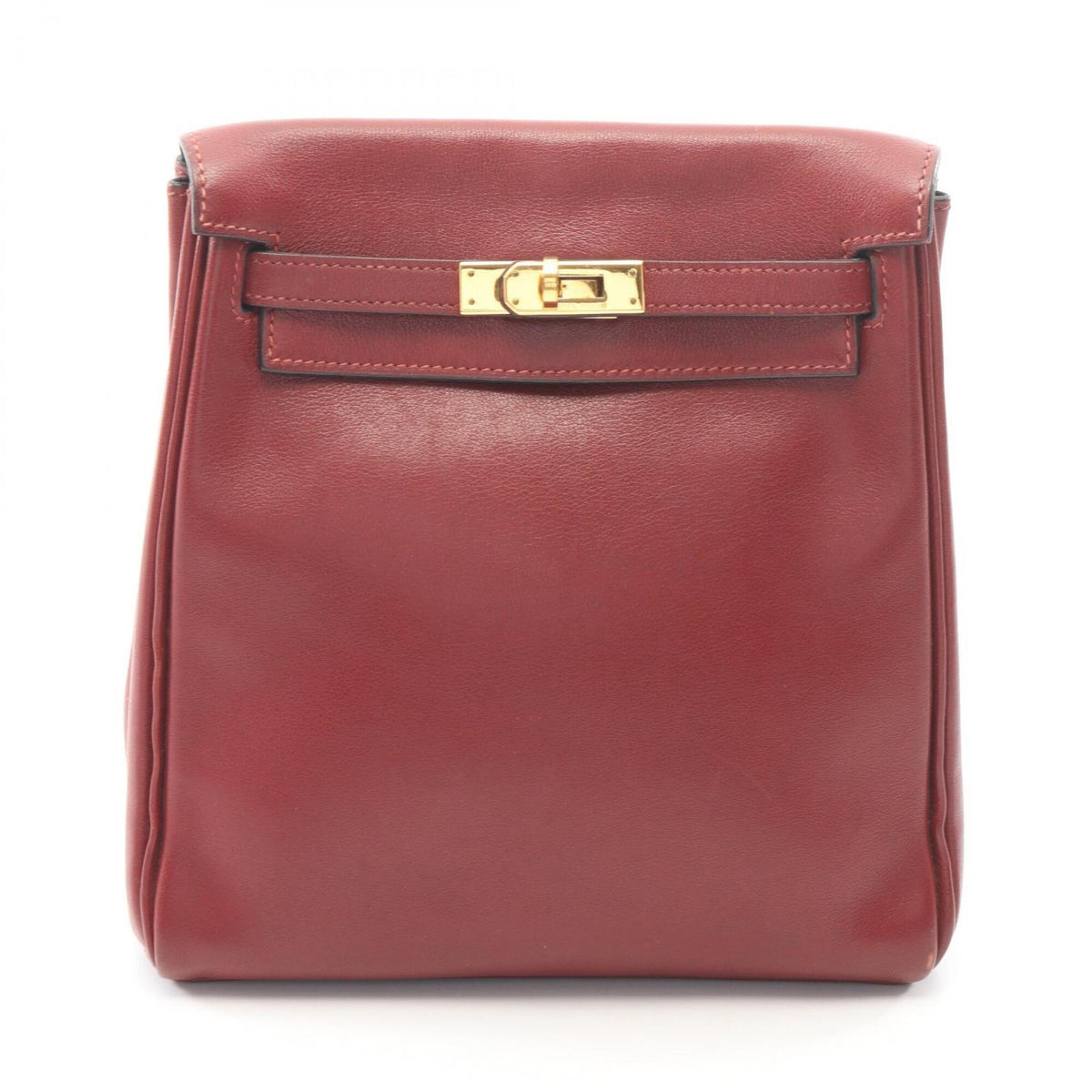 Hermes Bordeaux Gulliver Leather Backpack (Pre-Owned)