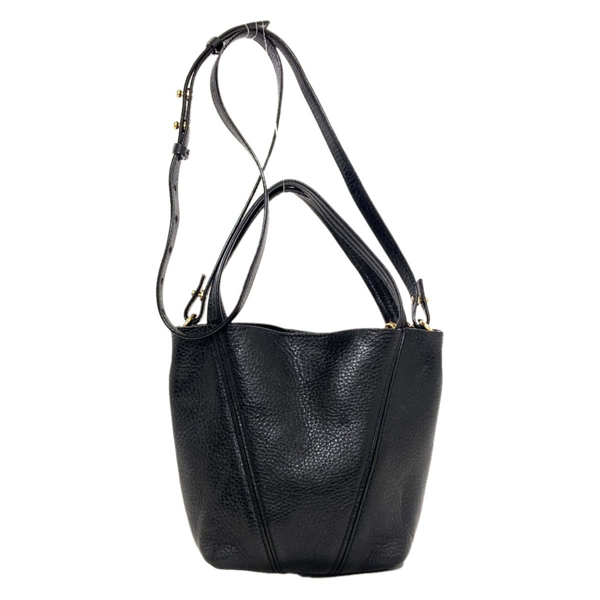 Chloé Black Leather Handbag (Pre-Owned)